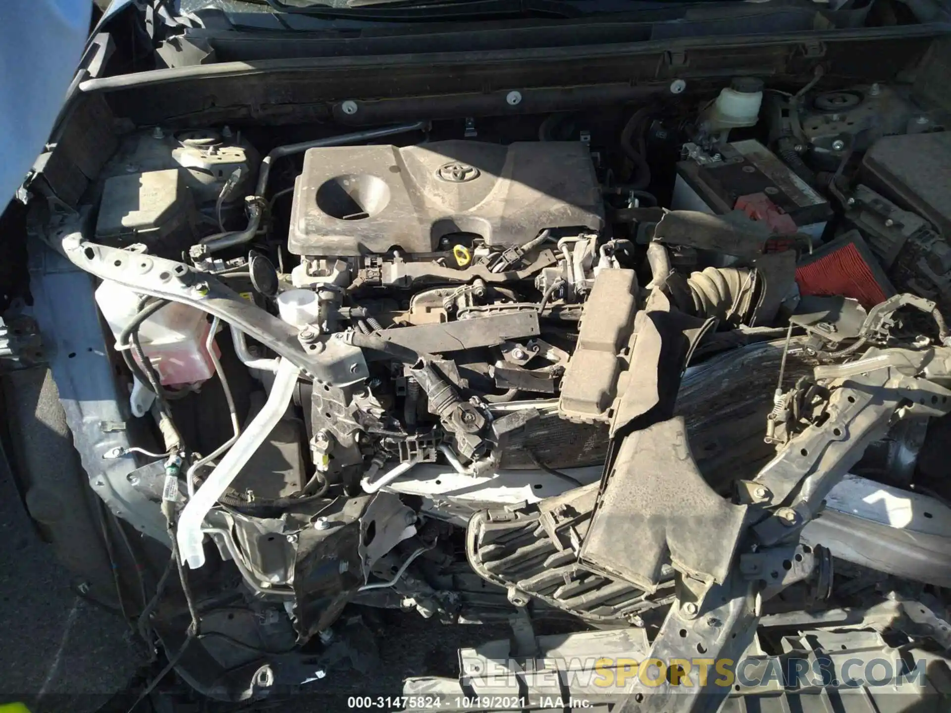 10 Фотография поврежденного автомобиля JTMP1RFV4KD028625 TOYOTA RAV4 2019