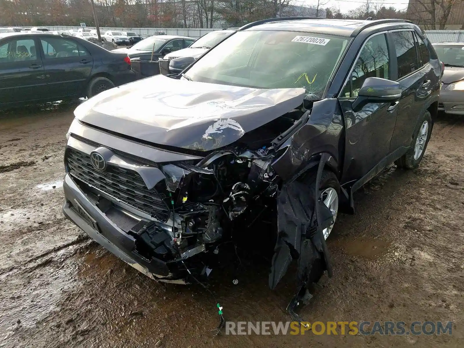 2 Photograph of a damaged car JTMP1RFV4KD032822 TOYOTA RAV4 2019