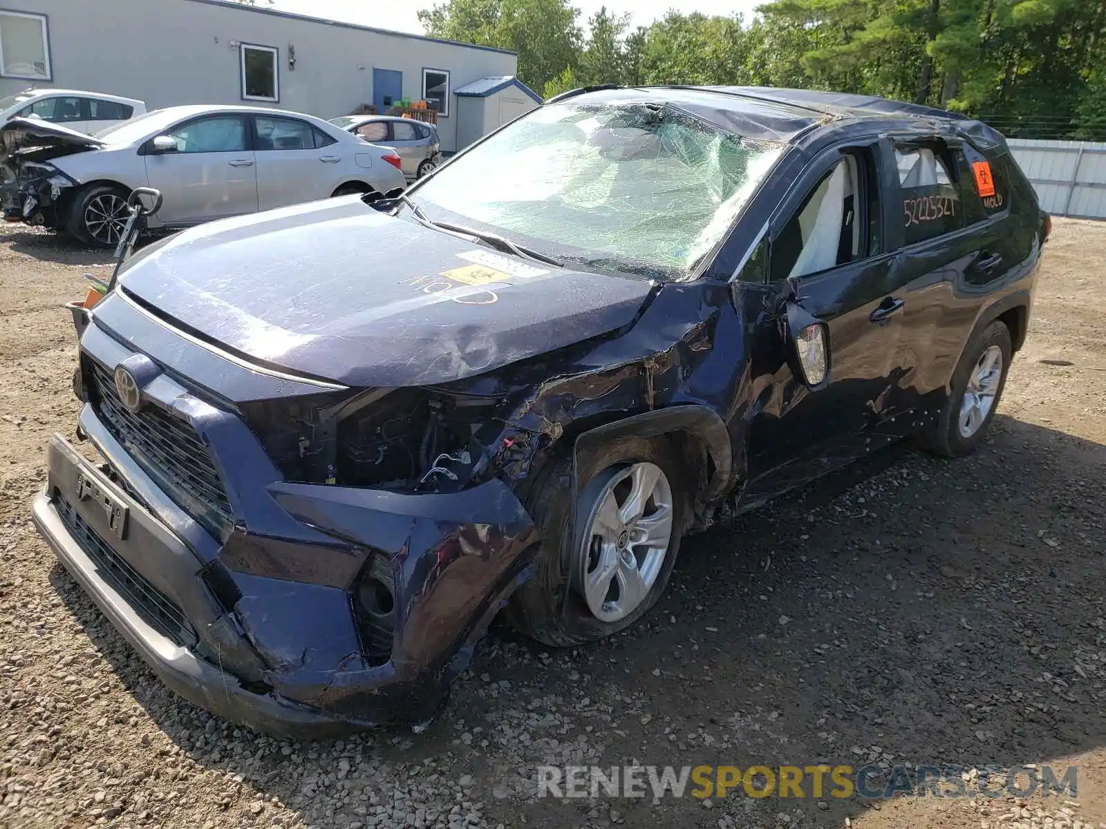 2 Photograph of a damaged car JTMP1RFV4KD042041 TOYOTA RAV4 2019