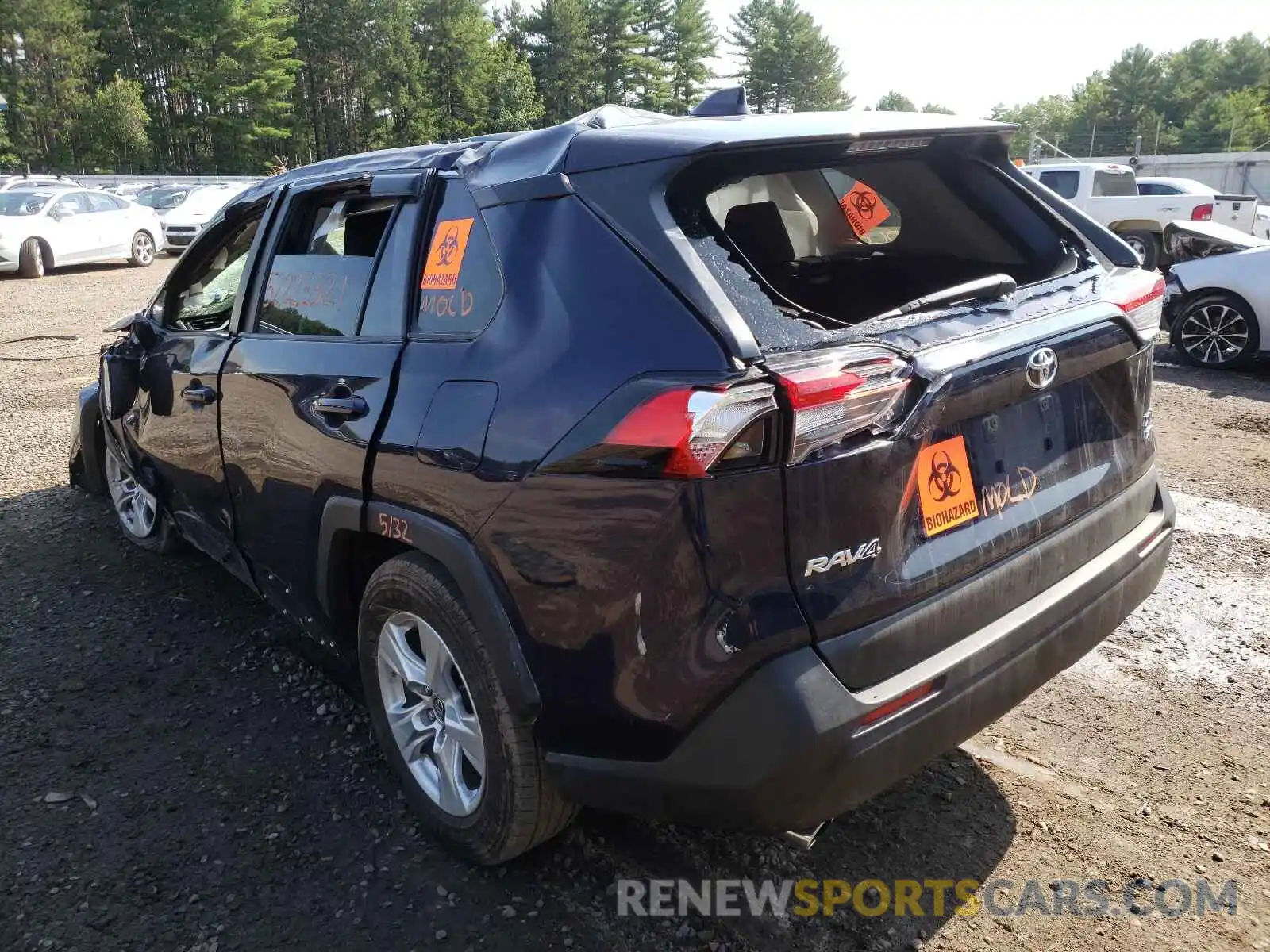 3 Photograph of a damaged car JTMP1RFV4KD042041 TOYOTA RAV4 2019