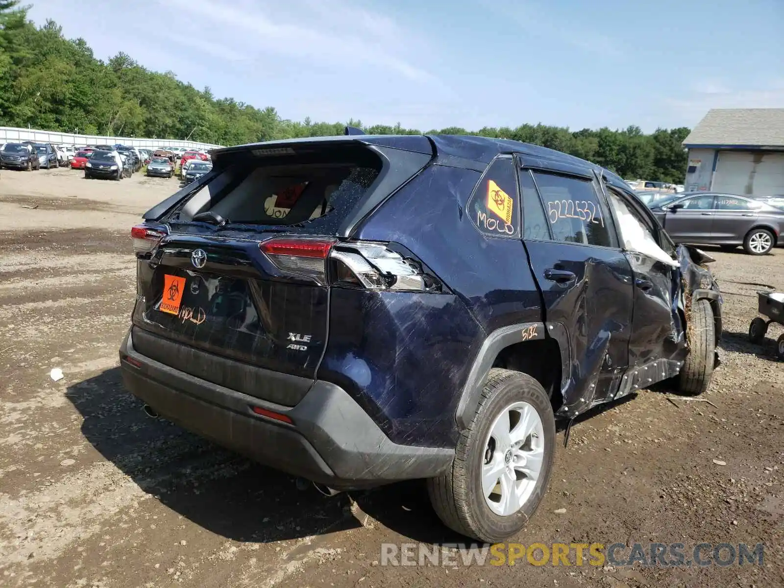 4 Photograph of a damaged car JTMP1RFV4KD042041 TOYOTA RAV4 2019