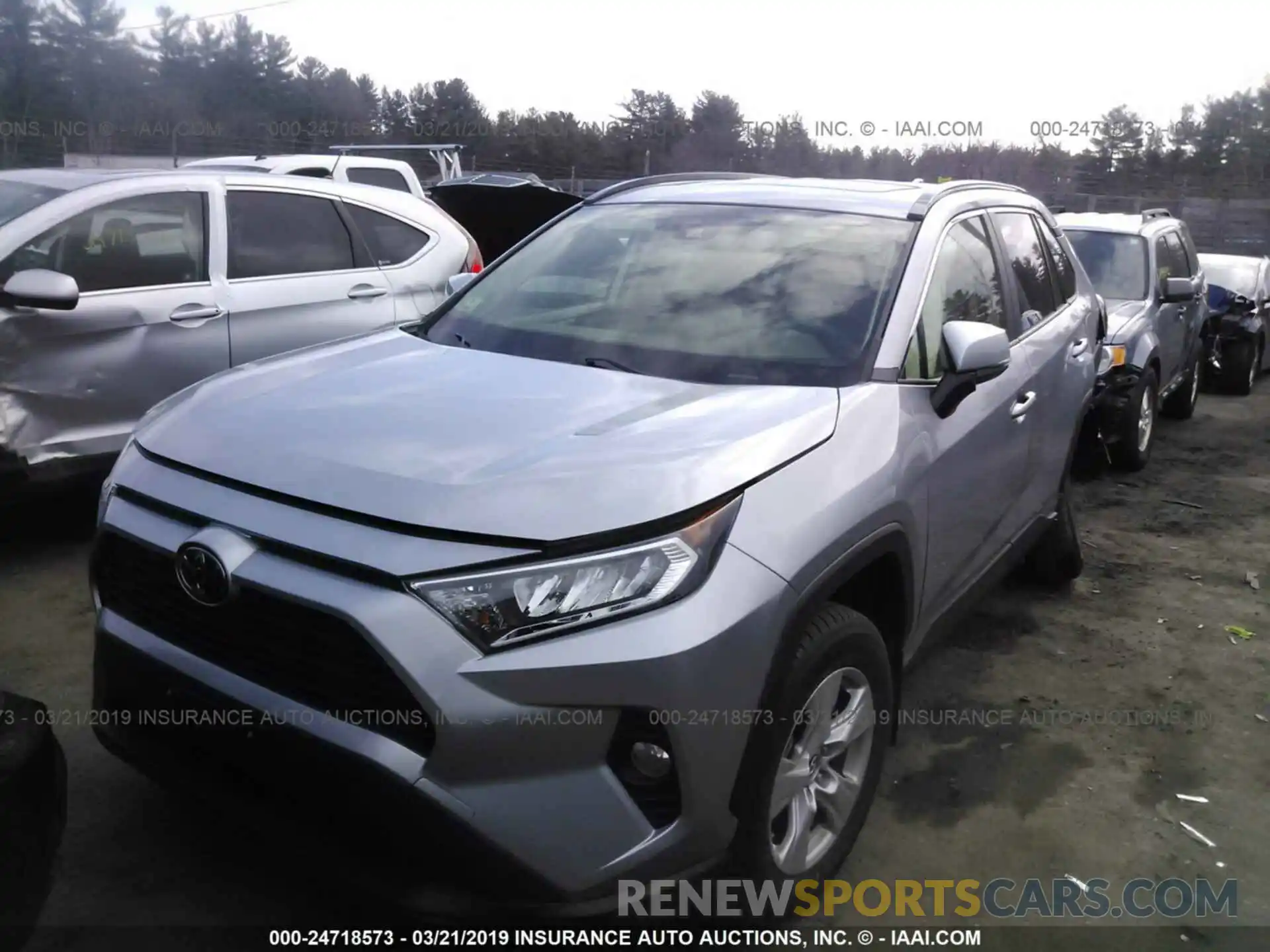 2 Photograph of a damaged car JTMP1RFV4KD500483 TOYOTA RAV4 2019