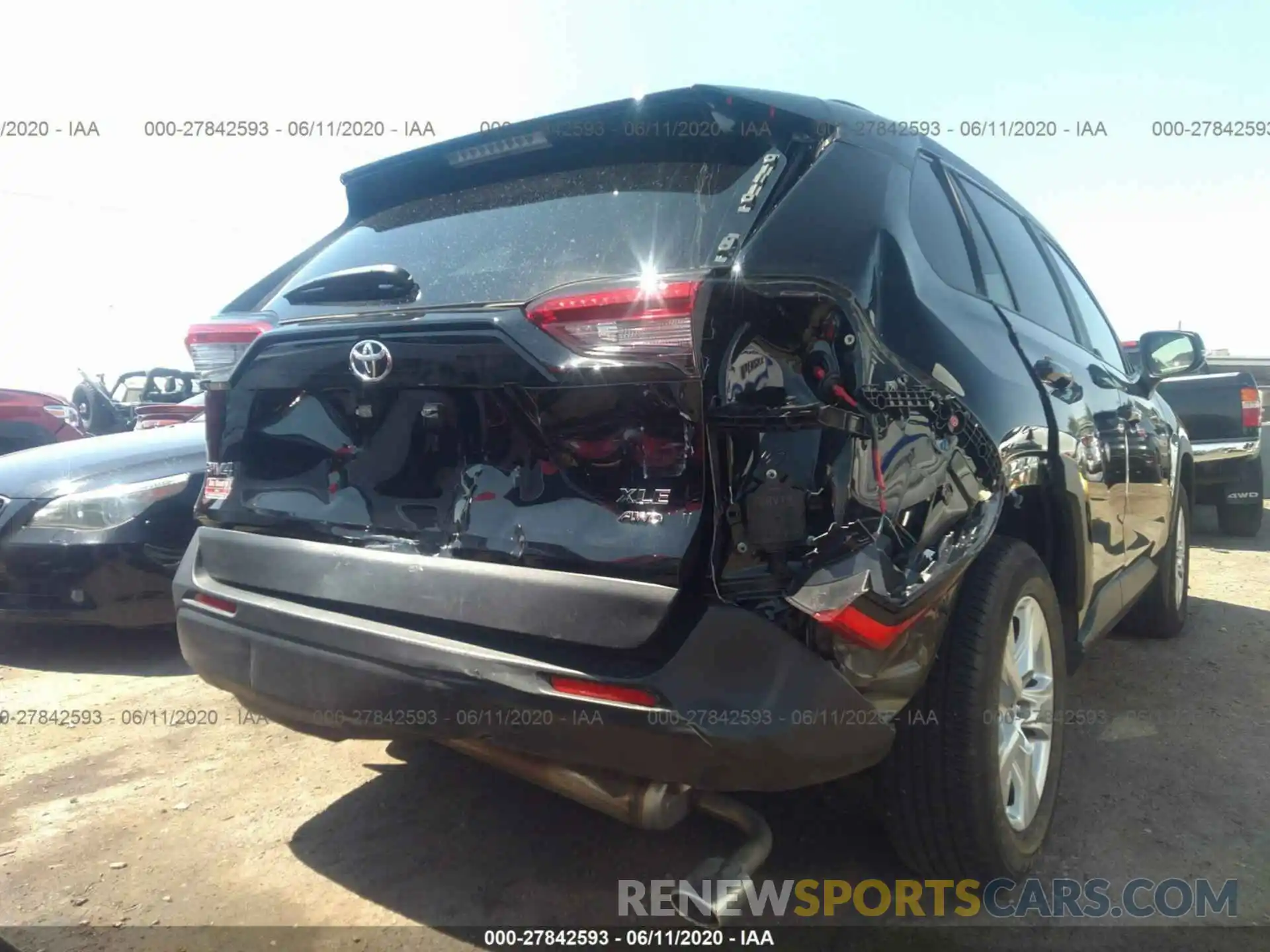 6 Photograph of a damaged car JTMP1RFV4KD502590 TOYOTA RAV4 2019