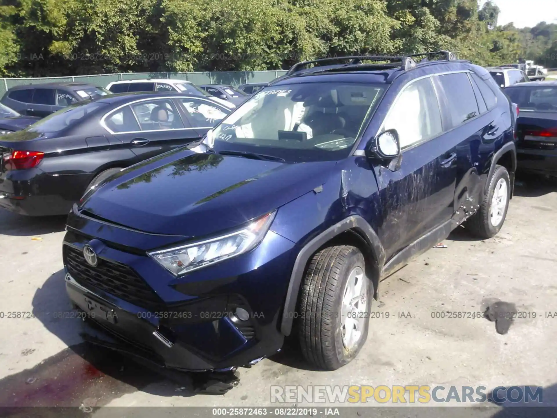 2 Photograph of a damaged car JTMP1RFV4KD502783 TOYOTA RAV4 2019