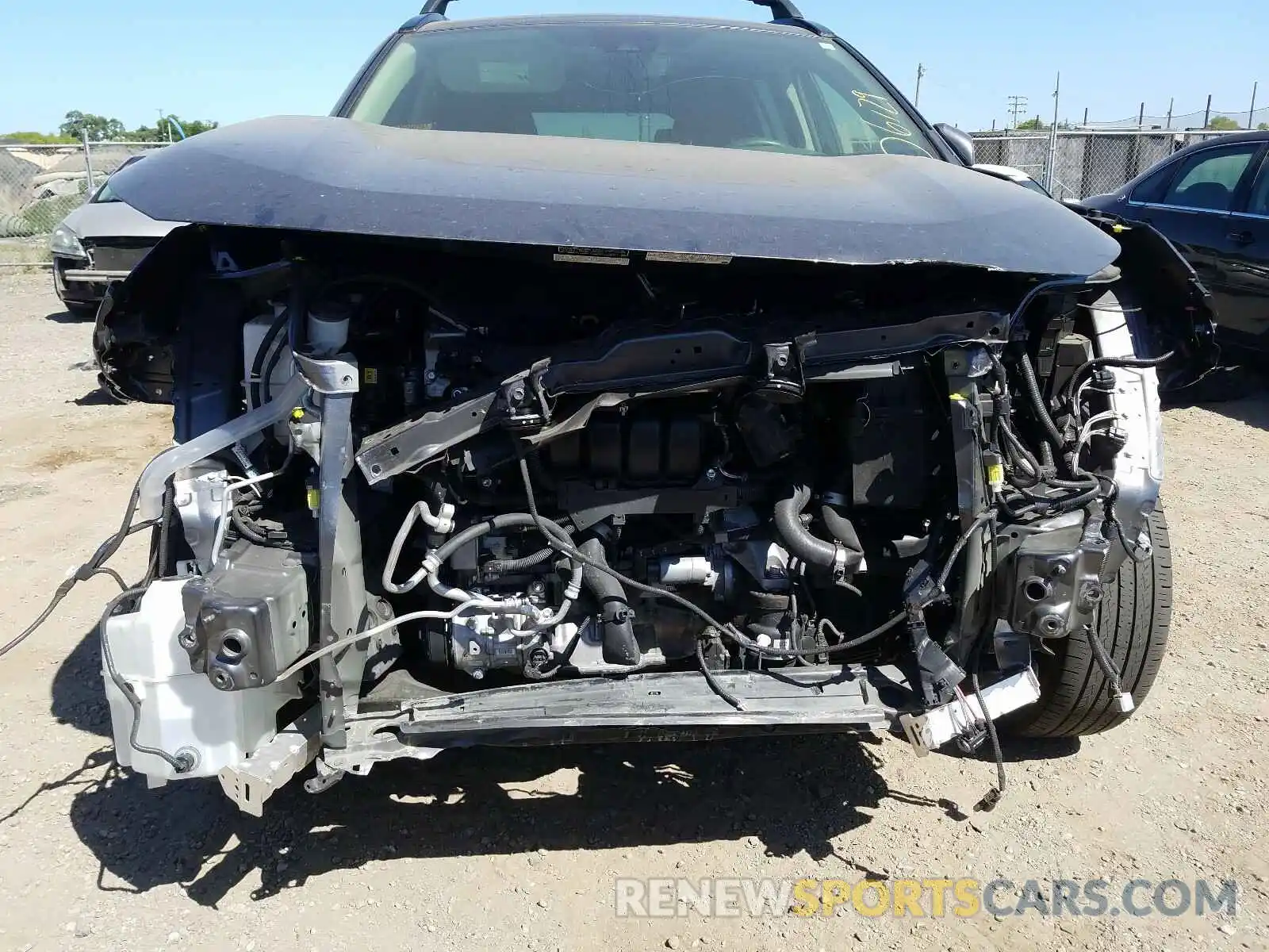 9 Photograph of a damaged car JTMP1RFV4KD508132 TOYOTA RAV4 2019