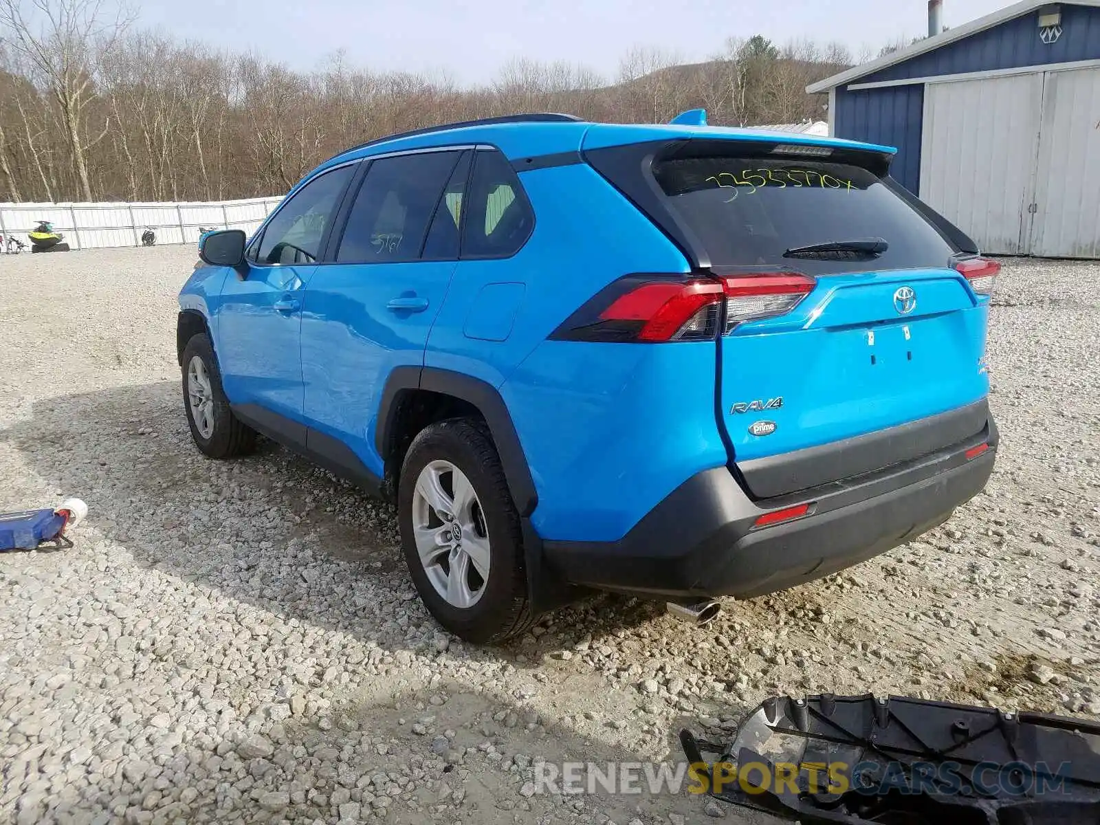 3 Photograph of a damaged car JTMP1RFV4KD509443 TOYOTA RAV4 2019