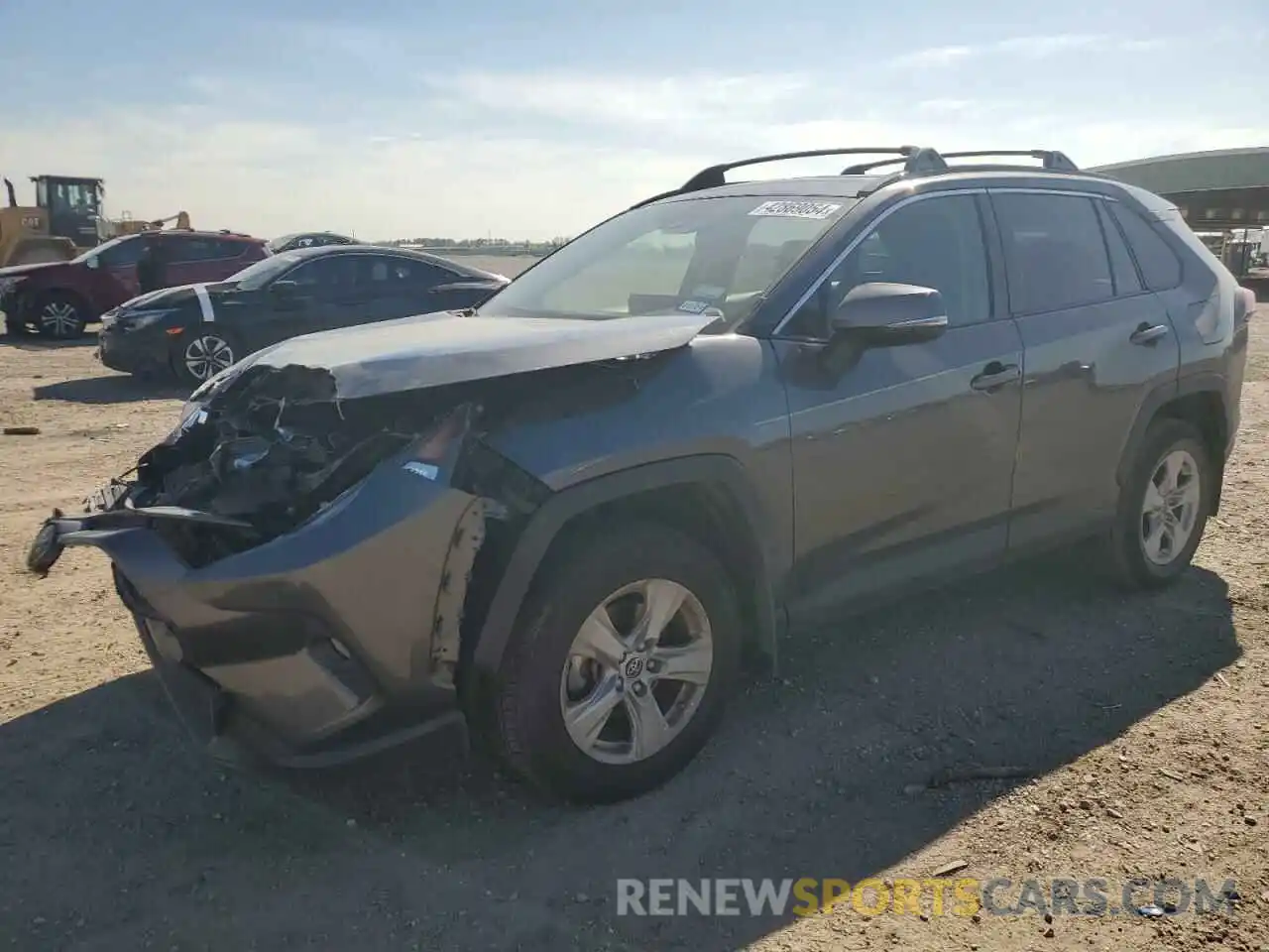 1 Photograph of a damaged car JTMP1RFV4KD513881 TOYOTA RAV4 2019