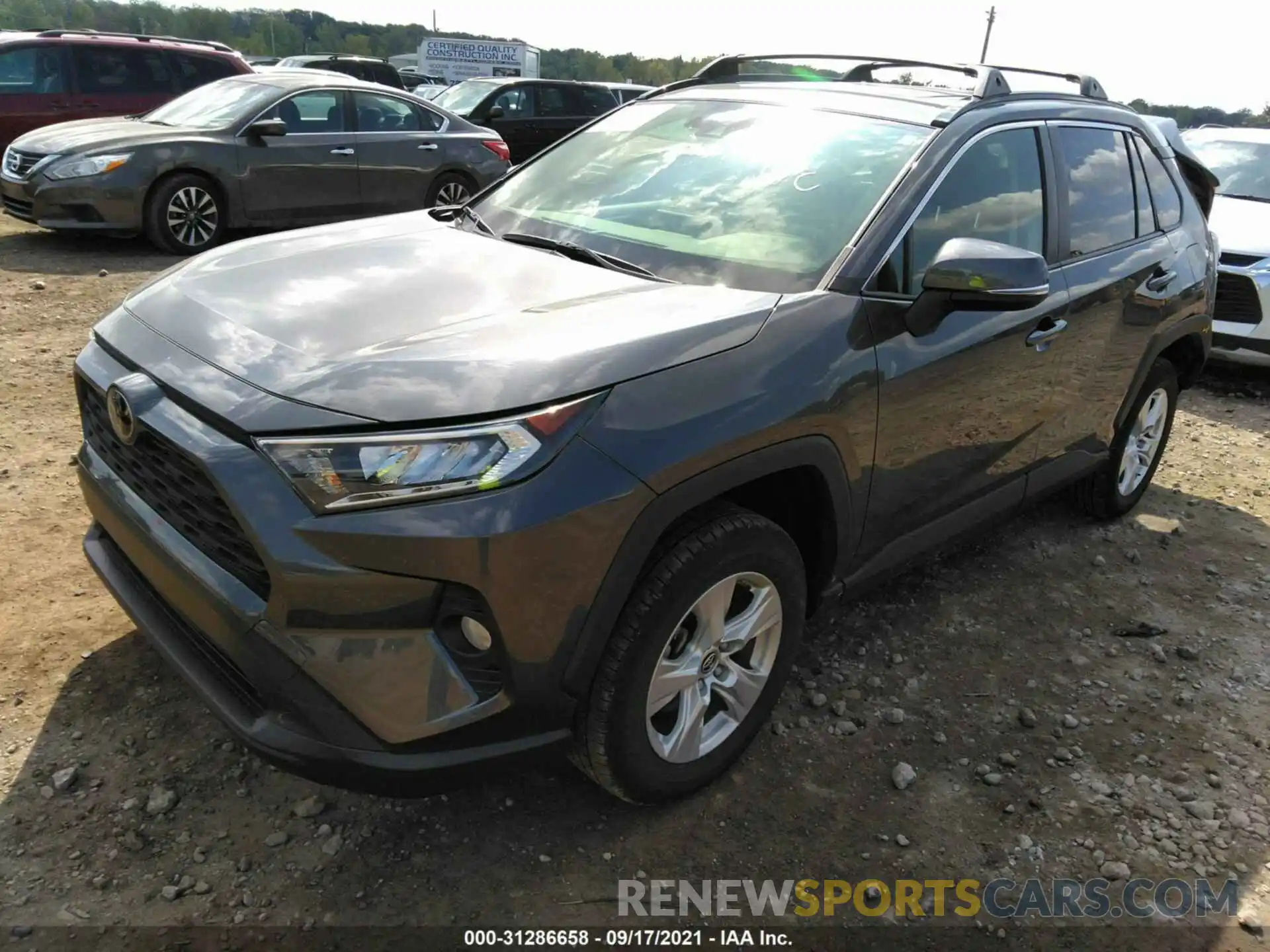 2 Photograph of a damaged car JTMP1RFV4KD521897 TOYOTA RAV4 2019