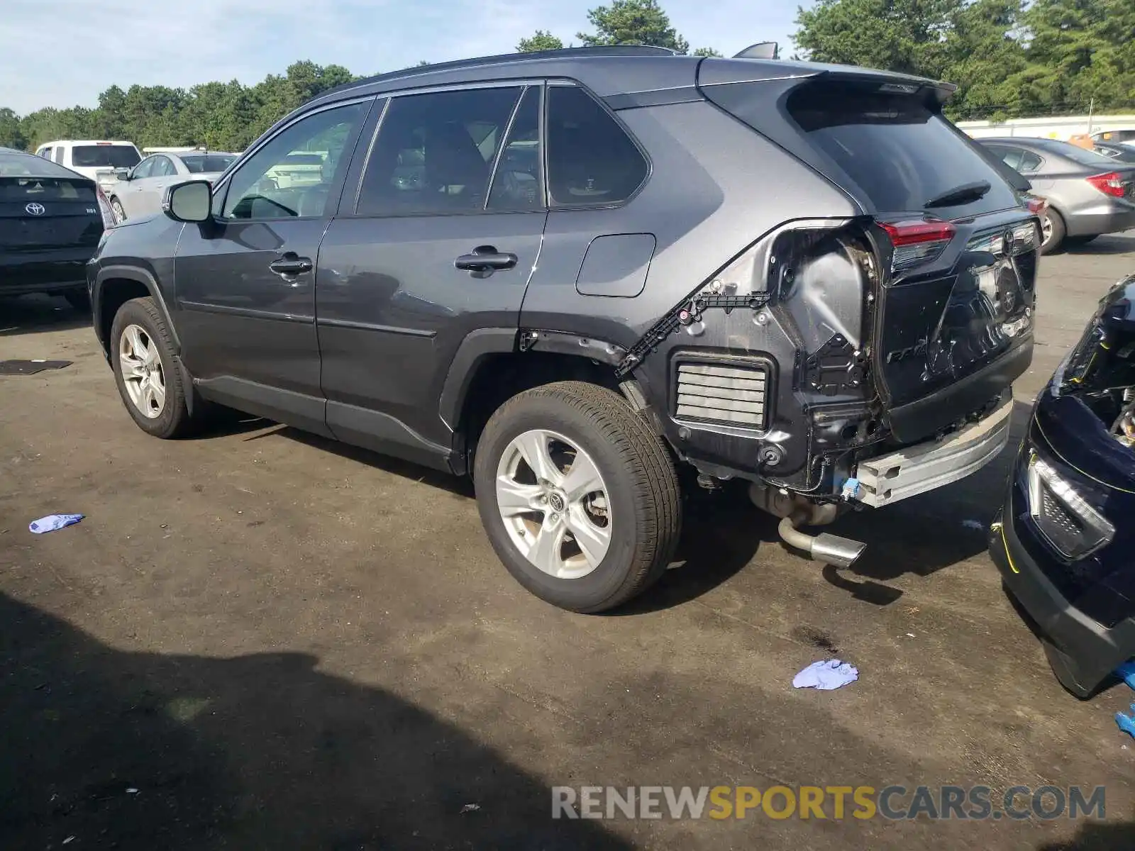 3 Photograph of a damaged car JTMP1RFV4KD523861 TOYOTA RAV4 2019