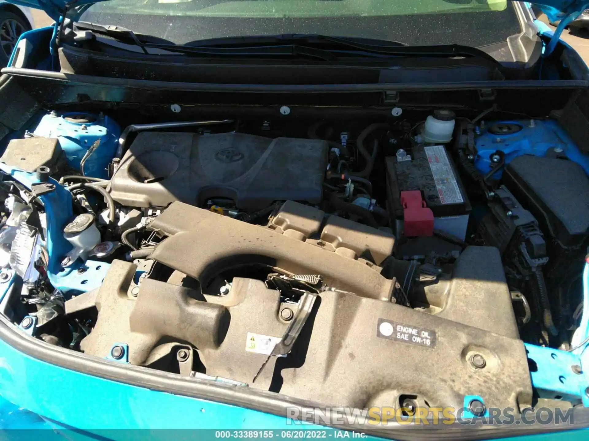 10 Фотография поврежденного автомобиля JTMP1RFV4KD523990 TOYOTA RAV4 2019