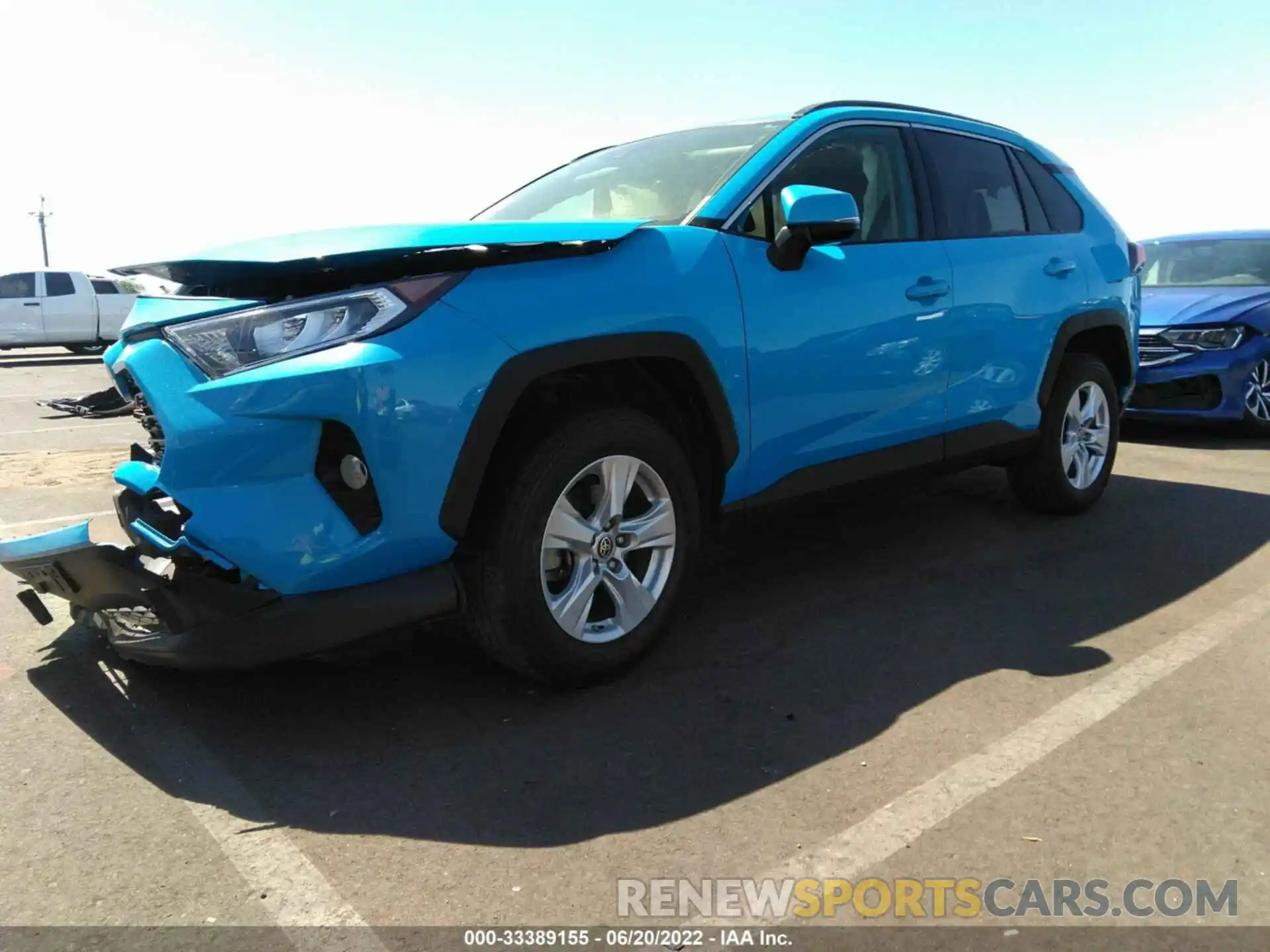 2 Photograph of a damaged car JTMP1RFV4KD523990 TOYOTA RAV4 2019