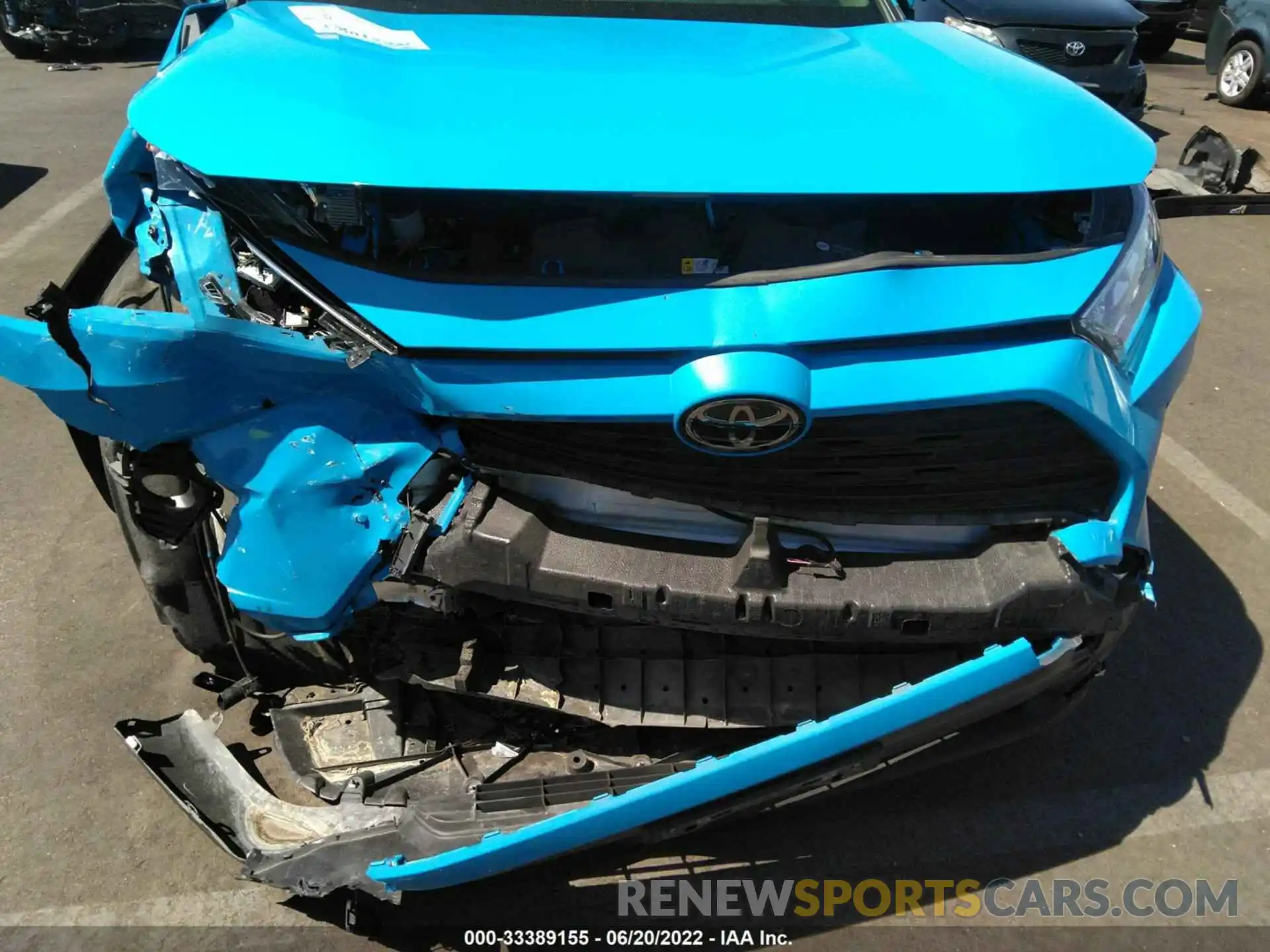 6 Photograph of a damaged car JTMP1RFV4KD523990 TOYOTA RAV4 2019