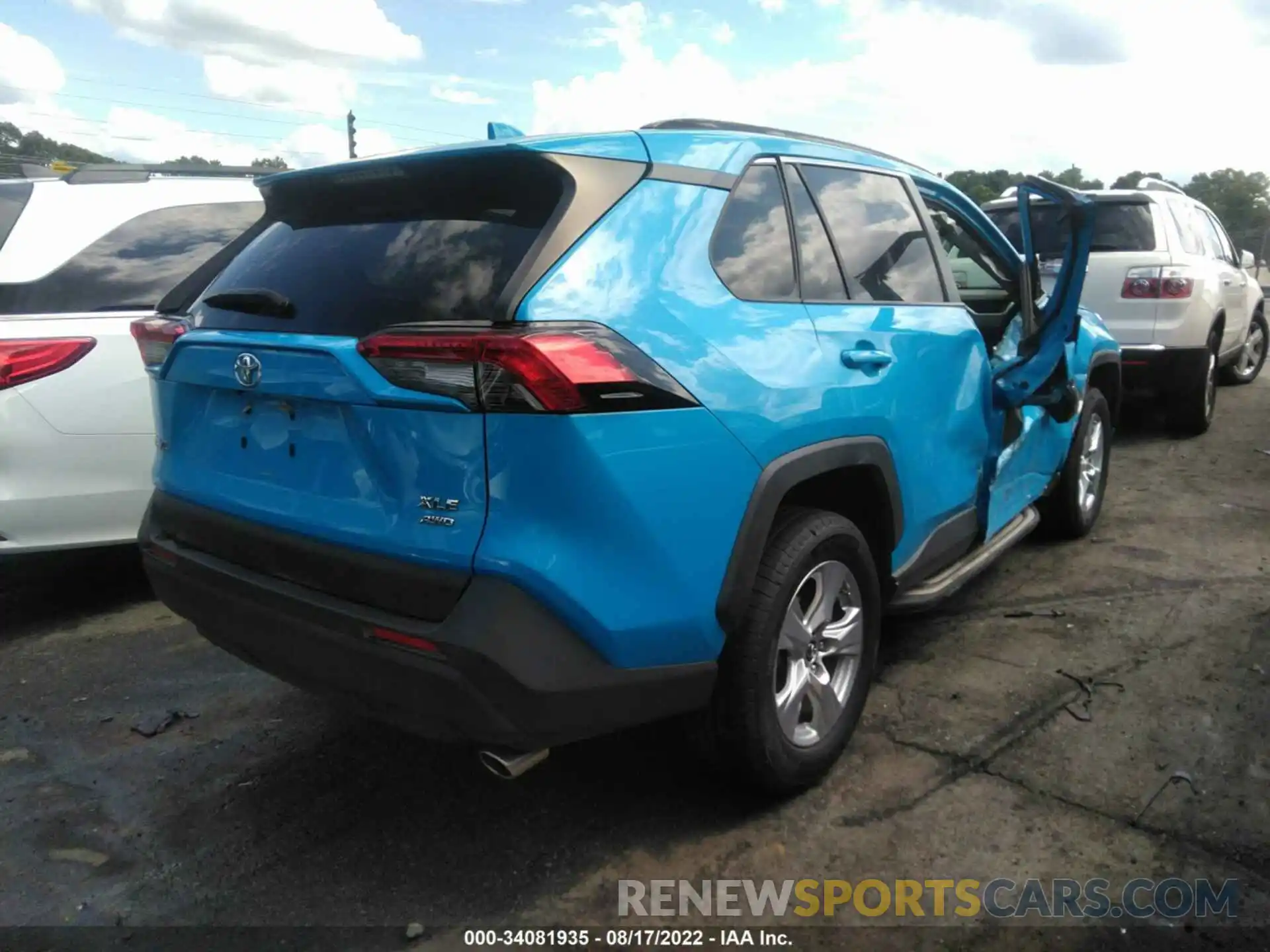 4 Фотография поврежденного автомобиля JTMP1RFV4KJ016203 TOYOTA RAV4 2019