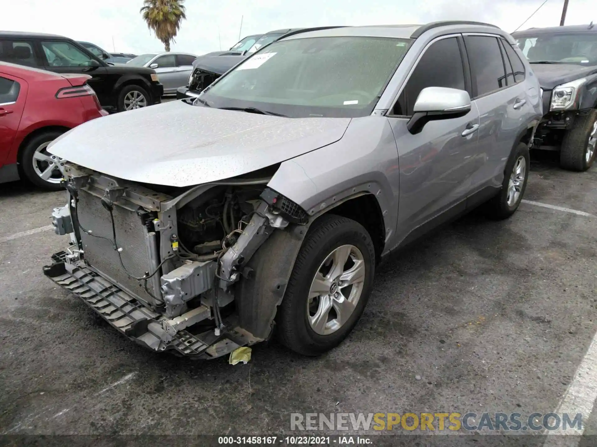 2 Фотография поврежденного автомобиля JTMP1RFV5KD004382 TOYOTA RAV4 2019