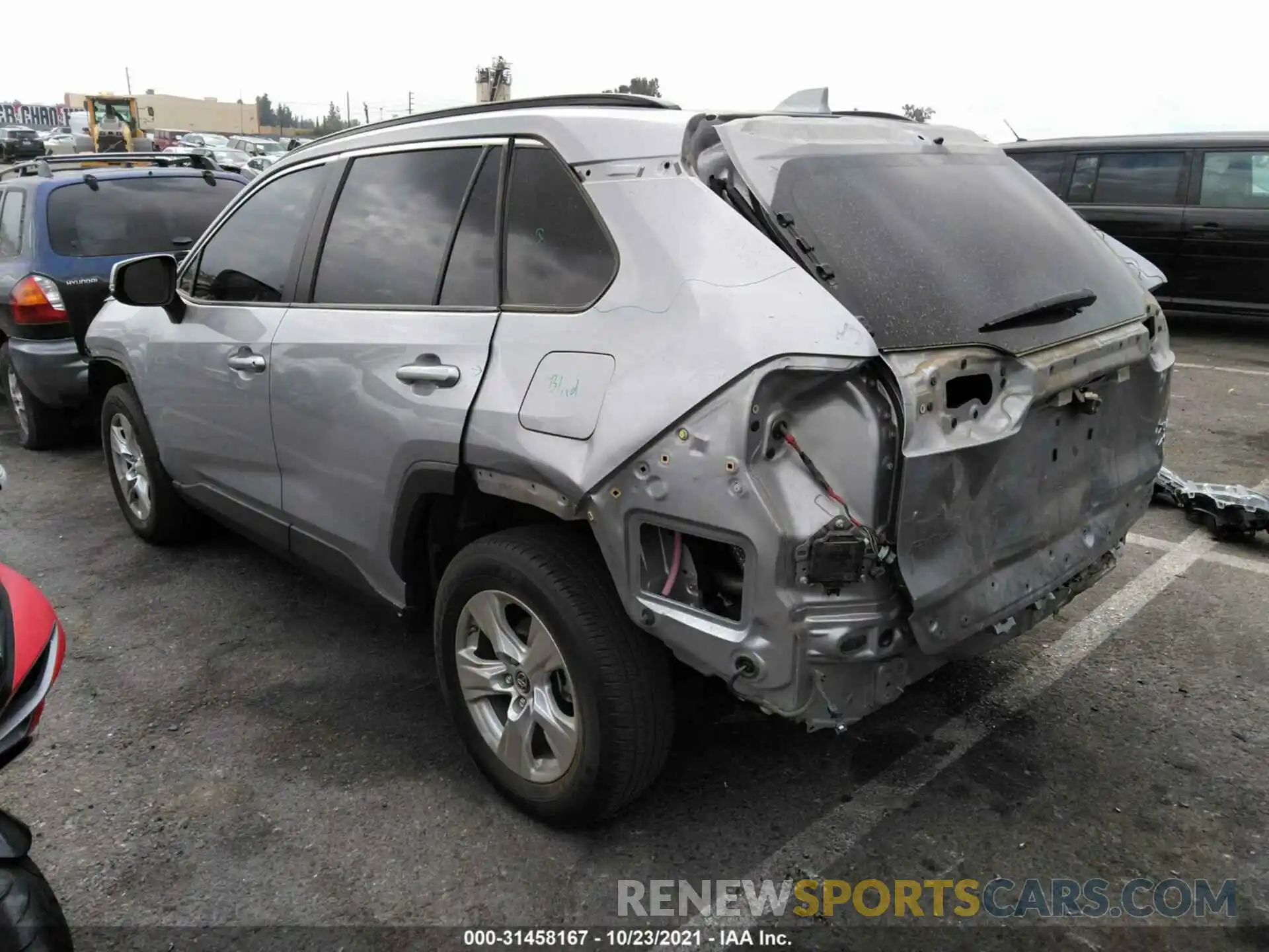 3 Photograph of a damaged car JTMP1RFV5KD004382 TOYOTA RAV4 2019