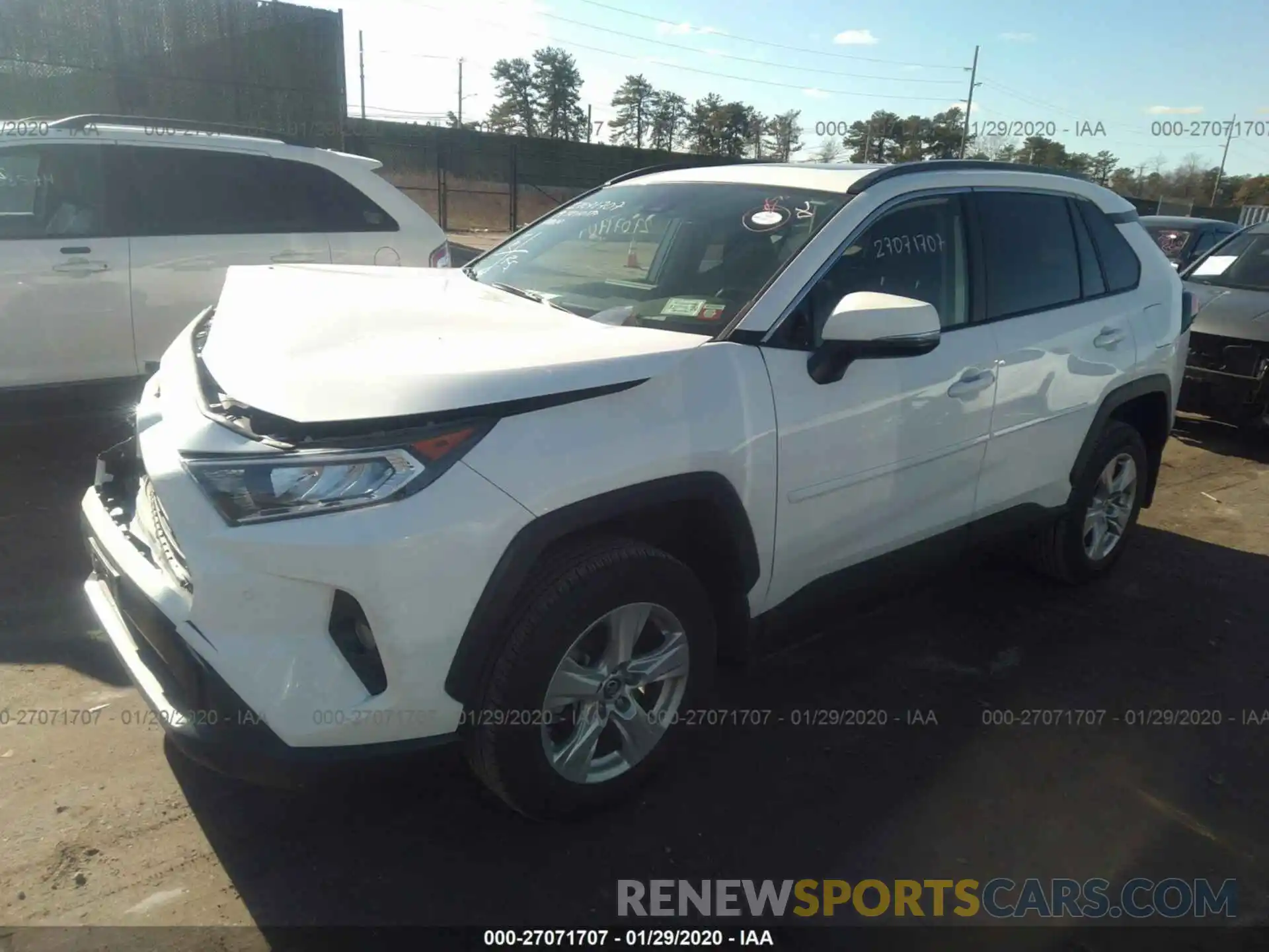 2 Photograph of a damaged car JTMP1RFV5KD007735 TOYOTA RAV4 2019