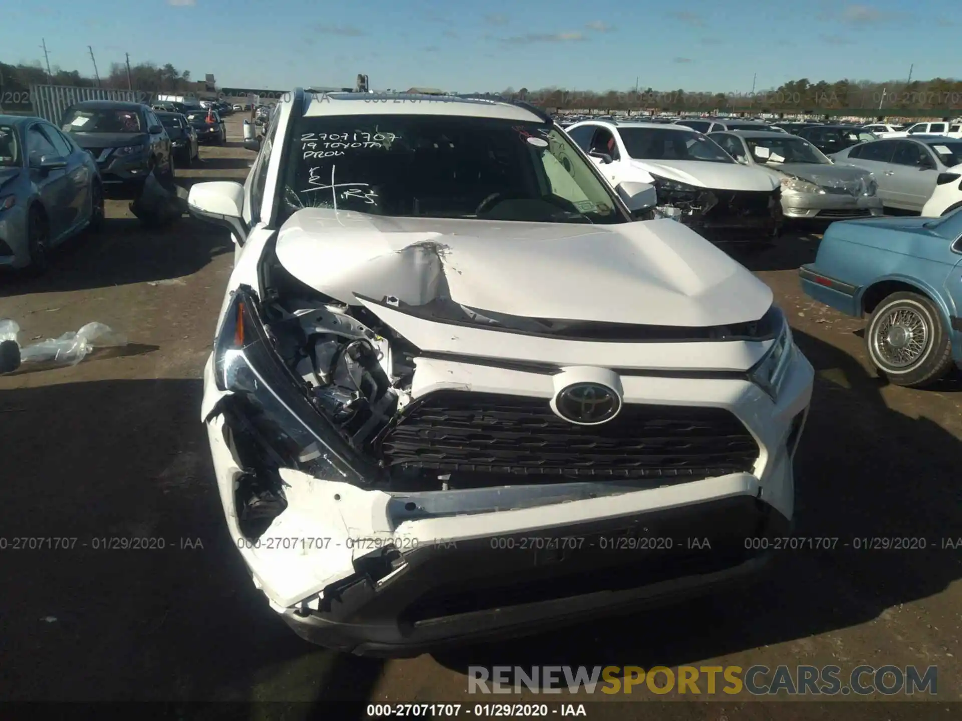 6 Photograph of a damaged car JTMP1RFV5KD007735 TOYOTA RAV4 2019