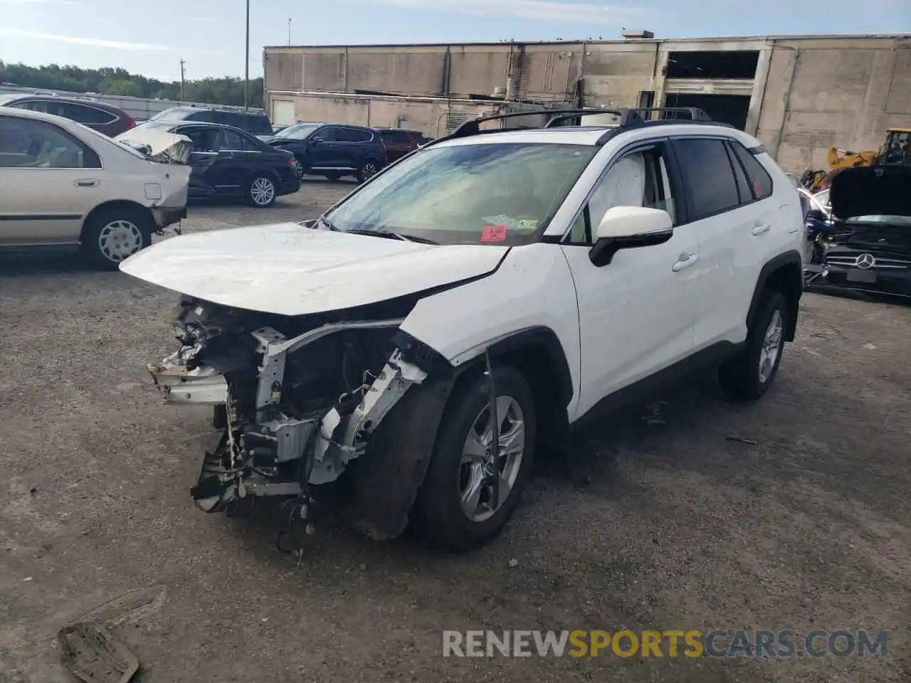 2 Photograph of a damaged car JTMP1RFV5KD008562 TOYOTA RAV4 2019