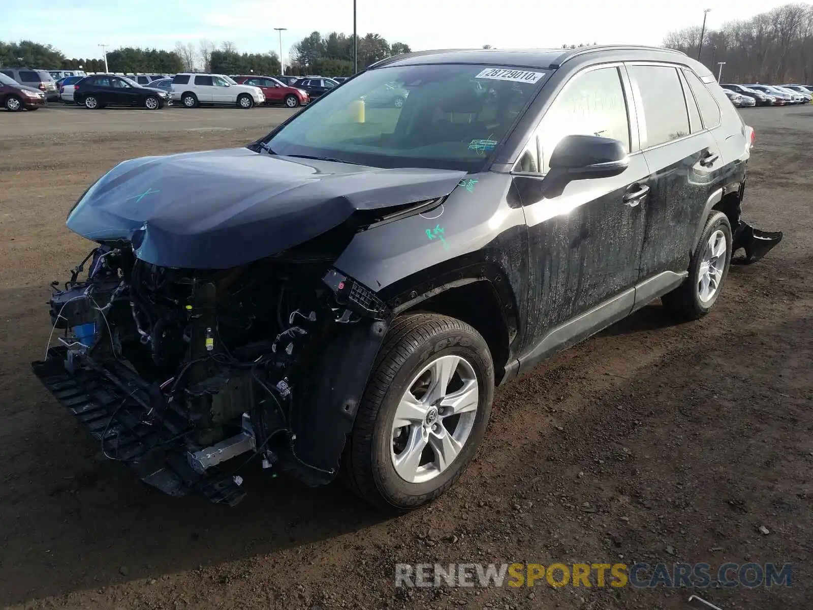 2 Photograph of a damaged car JTMP1RFV5KD020727 TOYOTA RAV4 2019