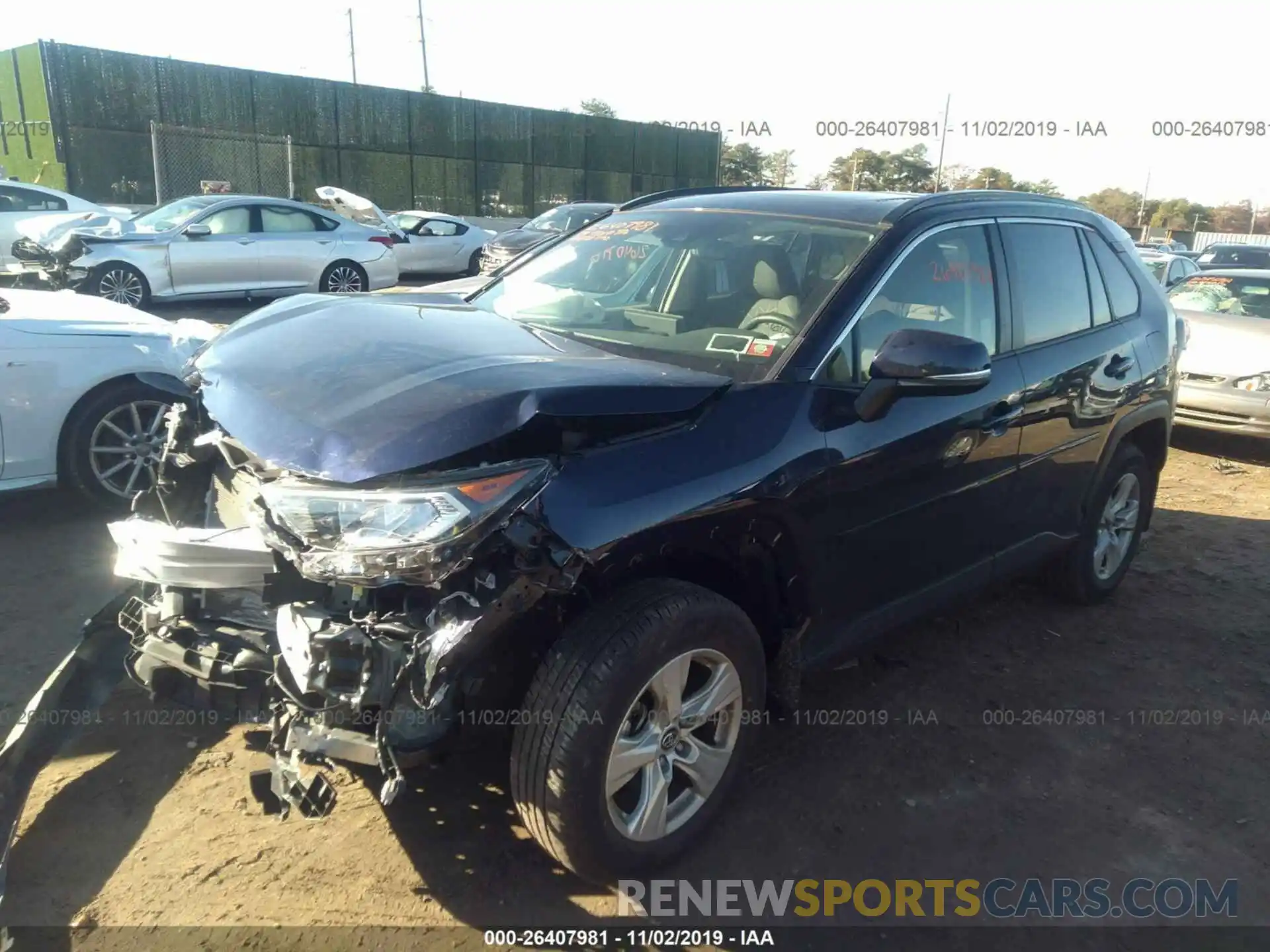 2 Photograph of a damaged car JTMP1RFV5KD022736 TOYOTA RAV4 2019