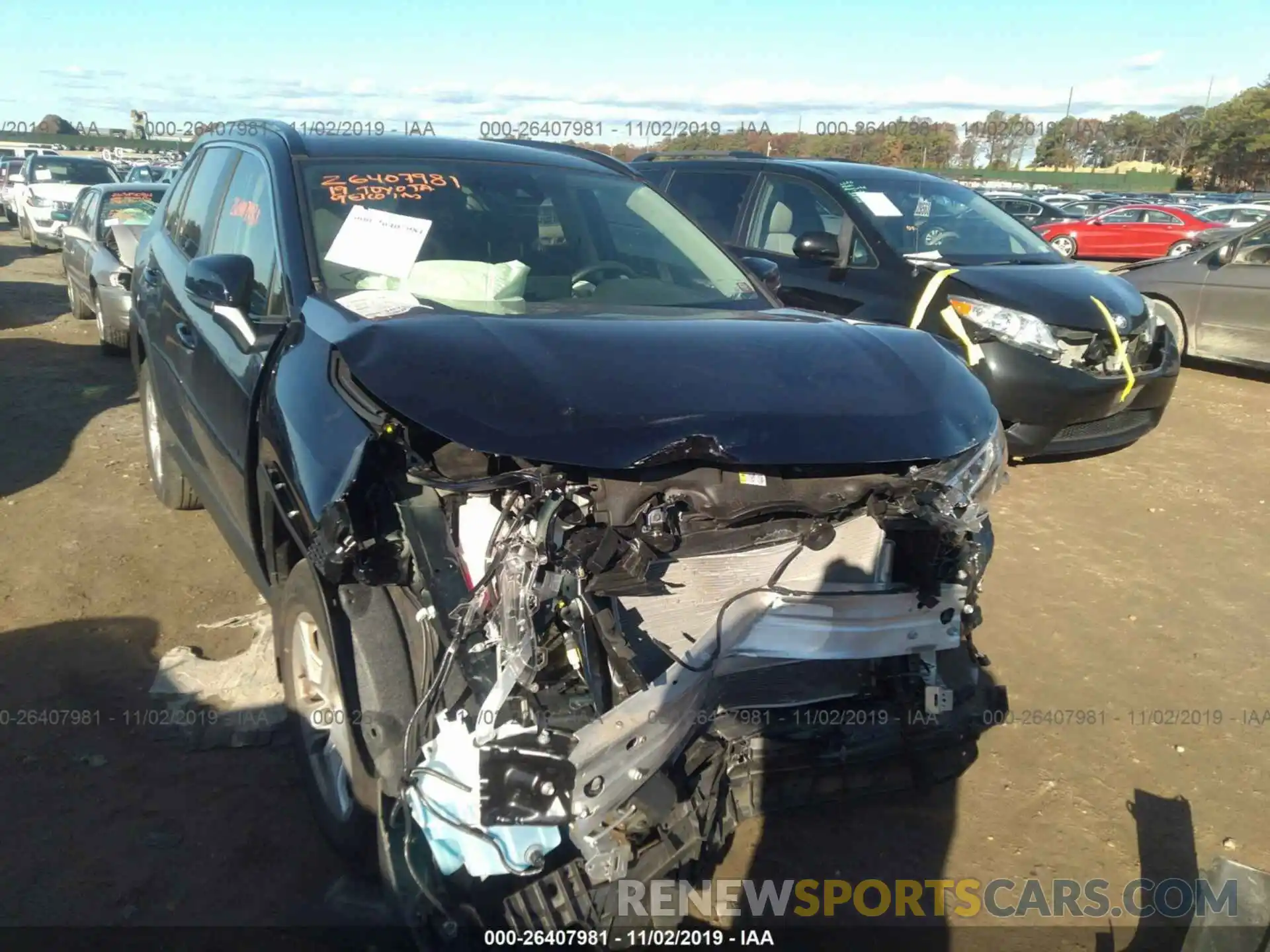 6 Photograph of a damaged car JTMP1RFV5KD022736 TOYOTA RAV4 2019