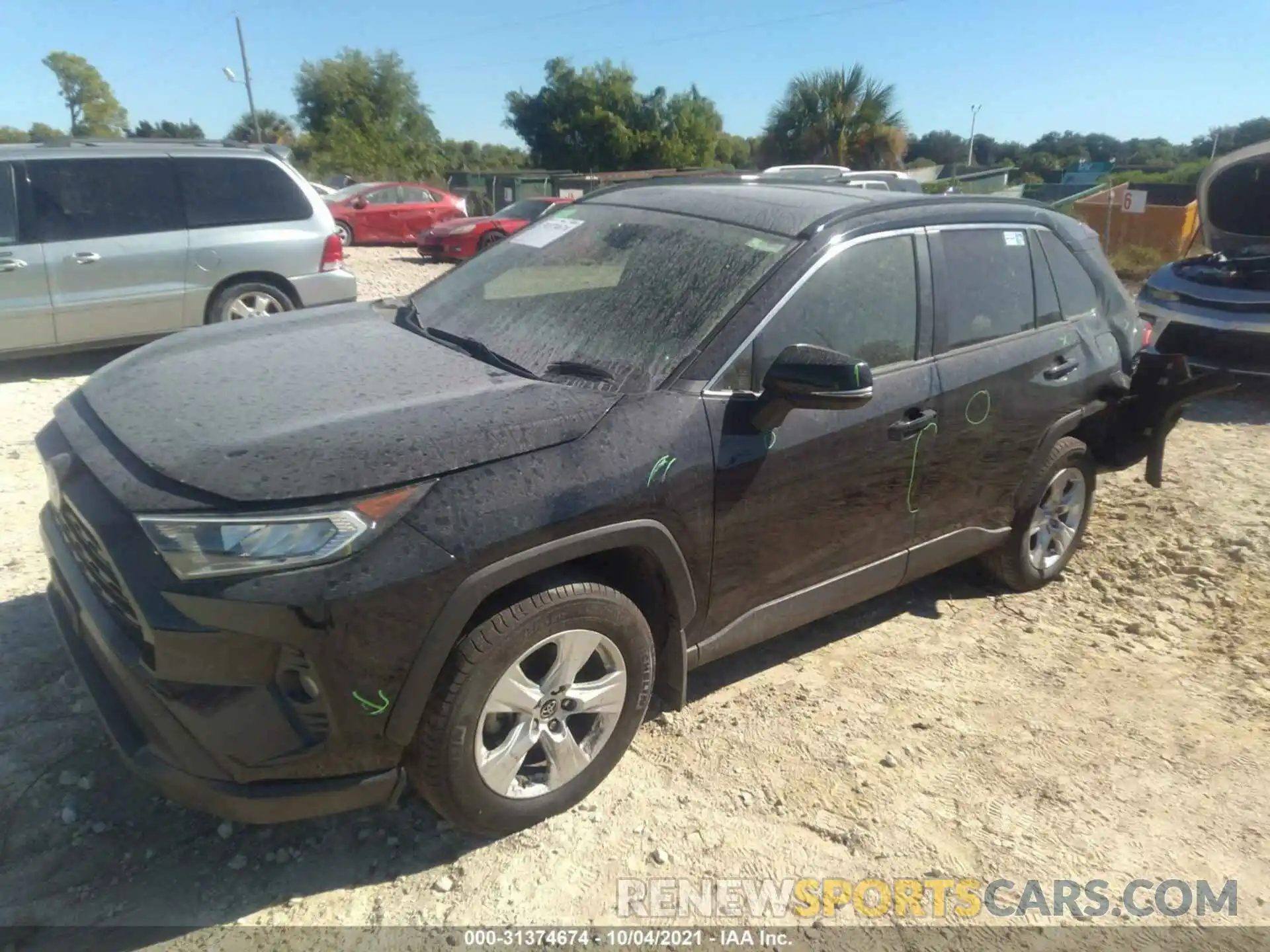 1 Photograph of a damaged car JTMP1RFV5KD029265 TOYOTA RAV4 2019