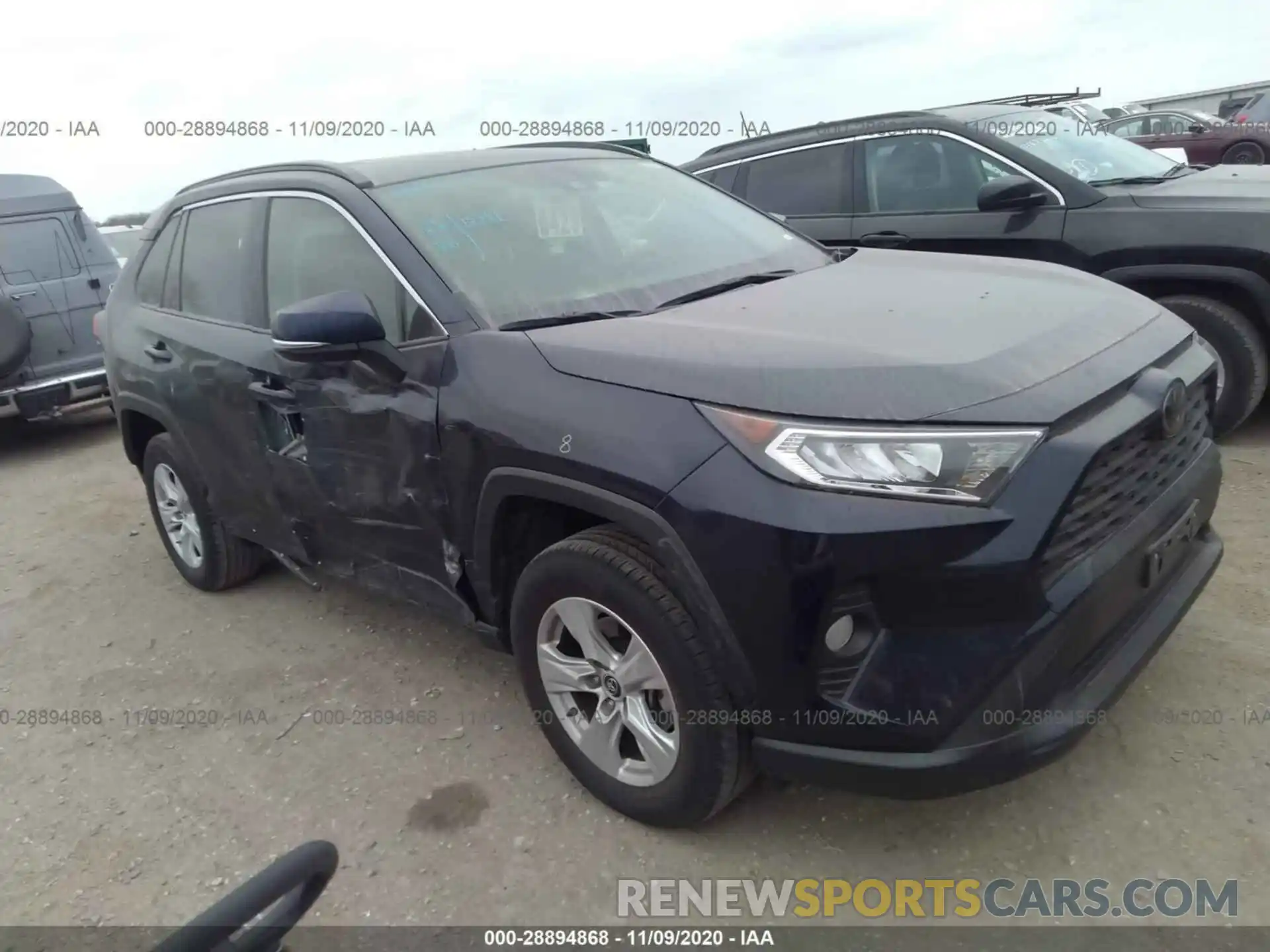 1 Photograph of a damaged car JTMP1RFV5KD029296 TOYOTA RAV4 2019