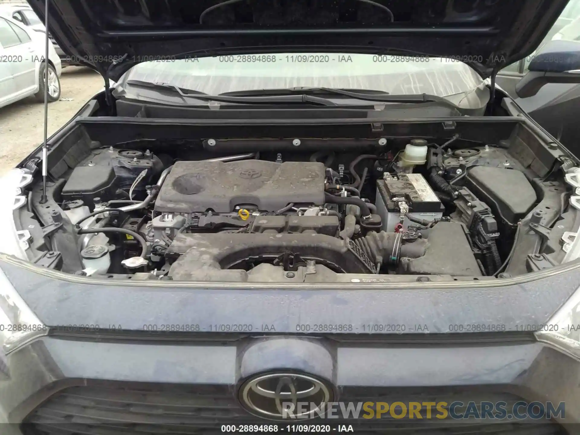 10 Photograph of a damaged car JTMP1RFV5KD029296 TOYOTA RAV4 2019