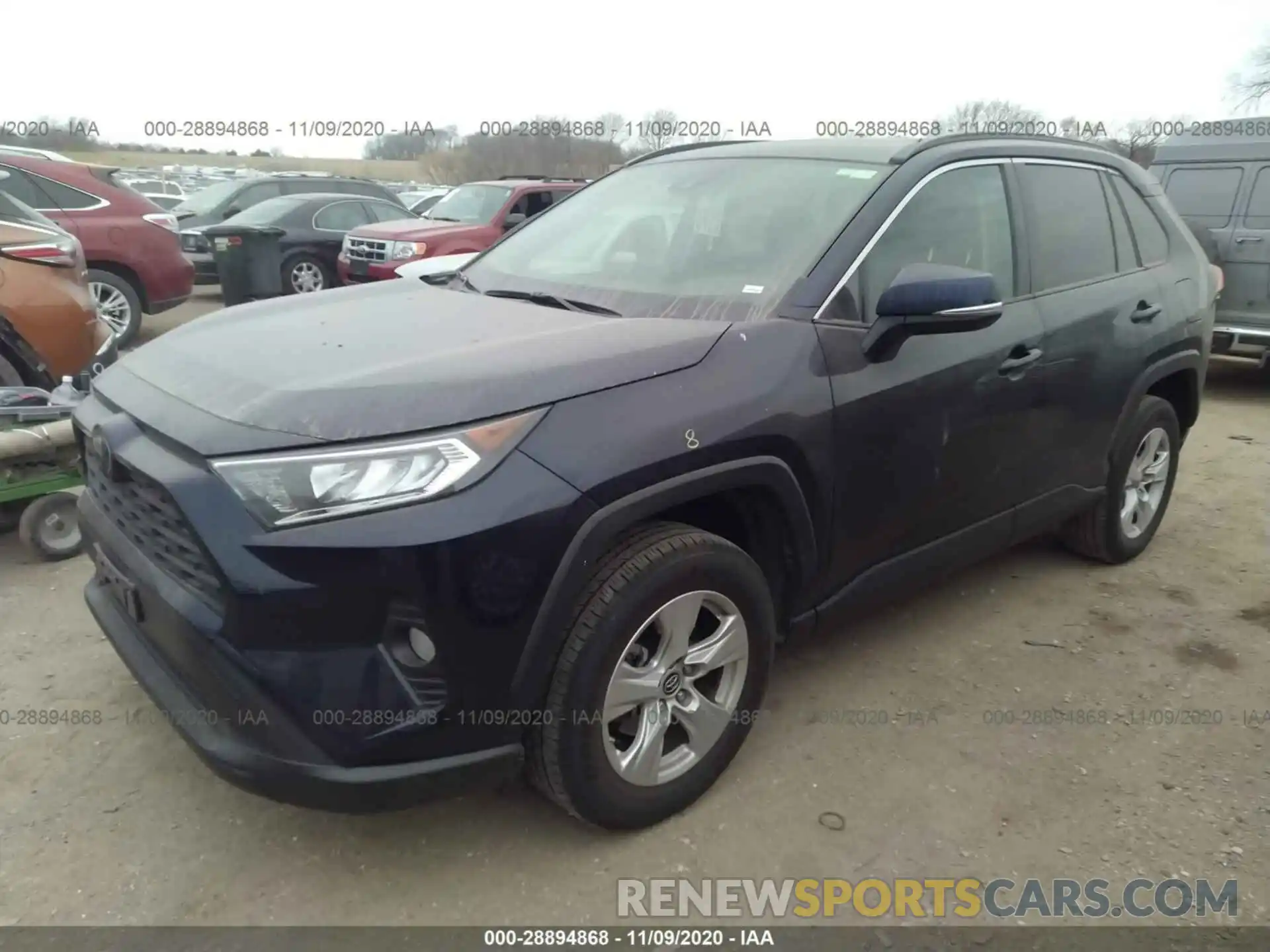 2 Фотография поврежденного автомобиля JTMP1RFV5KD029296 TOYOTA RAV4 2019