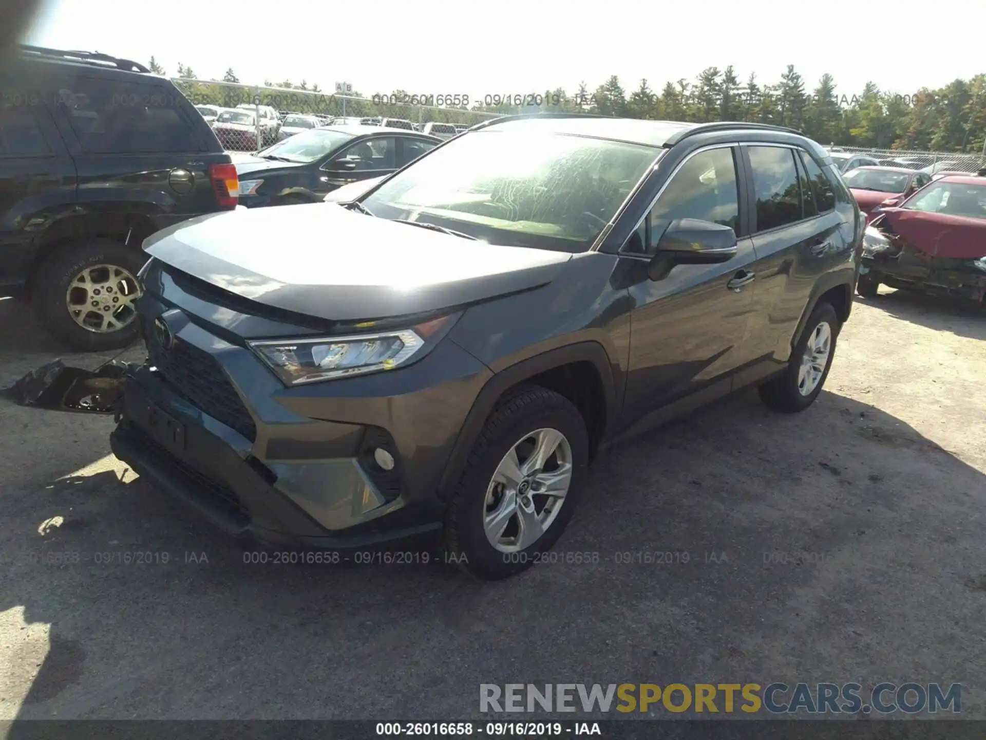 2 Photograph of a damaged car JTMP1RFV5KD501349 TOYOTA RAV4 2019