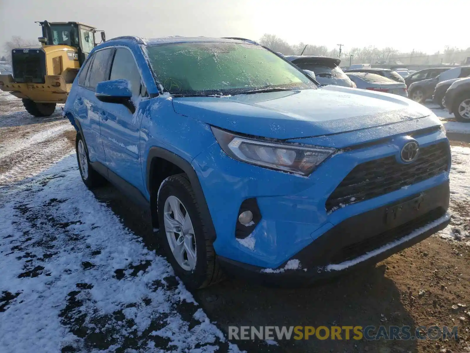 1 Photograph of a damaged car JTMP1RFV5KD507636 TOYOTA RAV4 2019