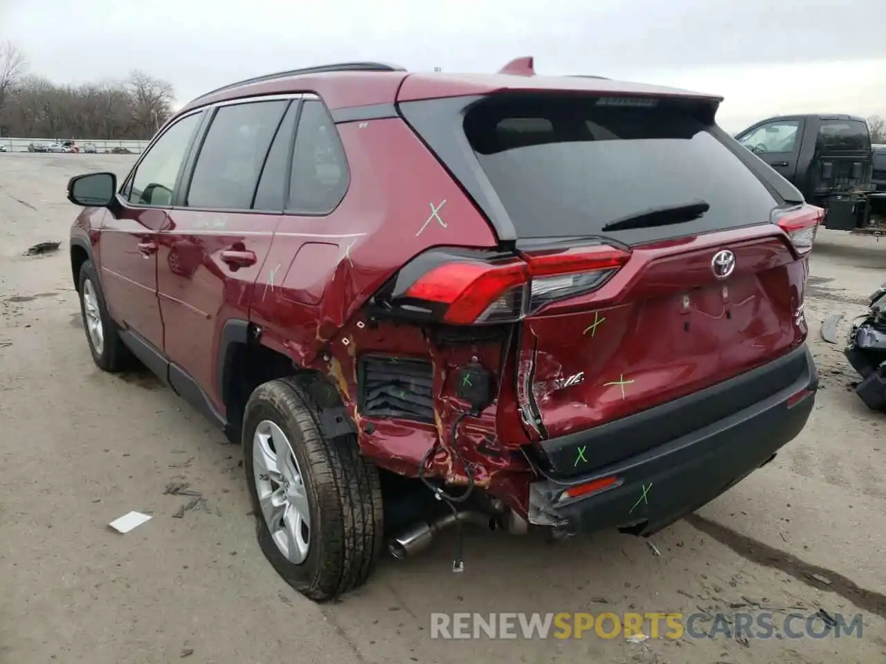 3 Photograph of a damaged car JTMP1RFV5KD510634 TOYOTA RAV4 2019