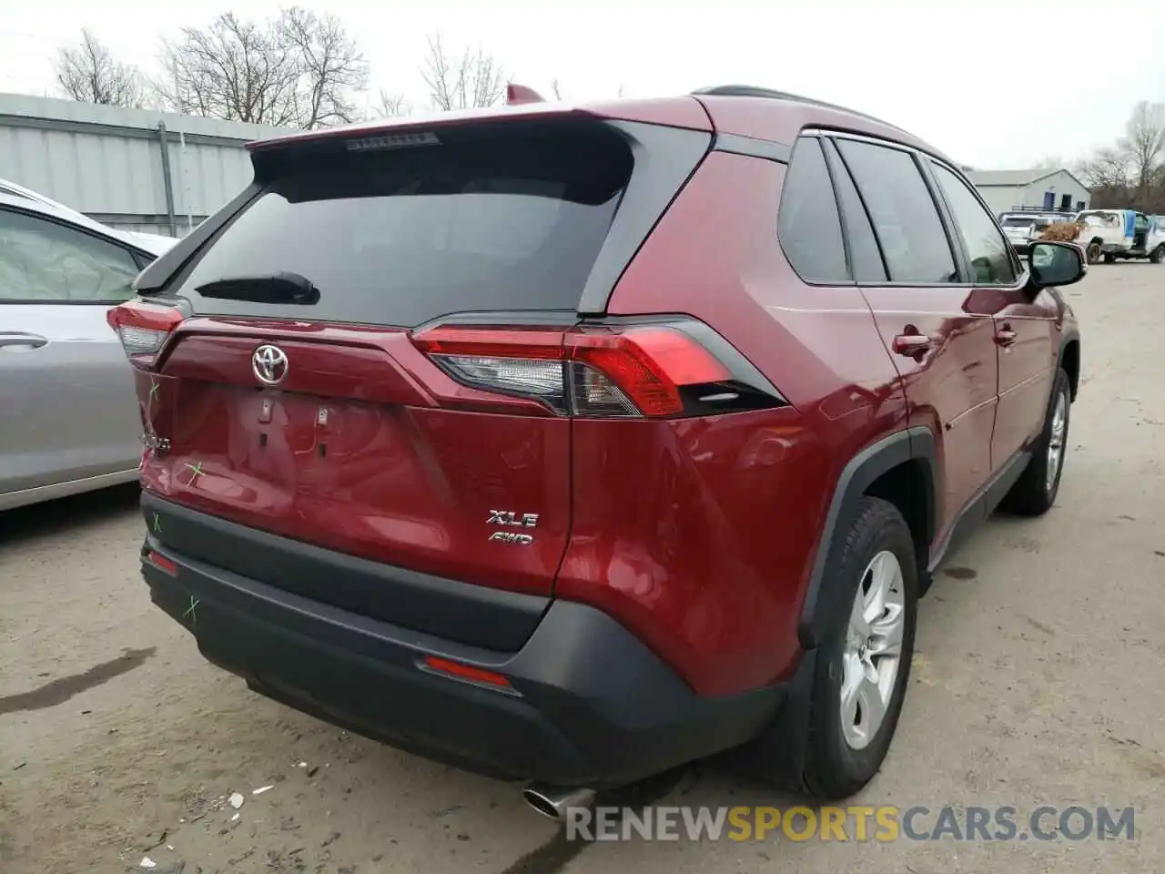 4 Фотография поврежденного автомобиля JTMP1RFV5KD510634 TOYOTA RAV4 2019