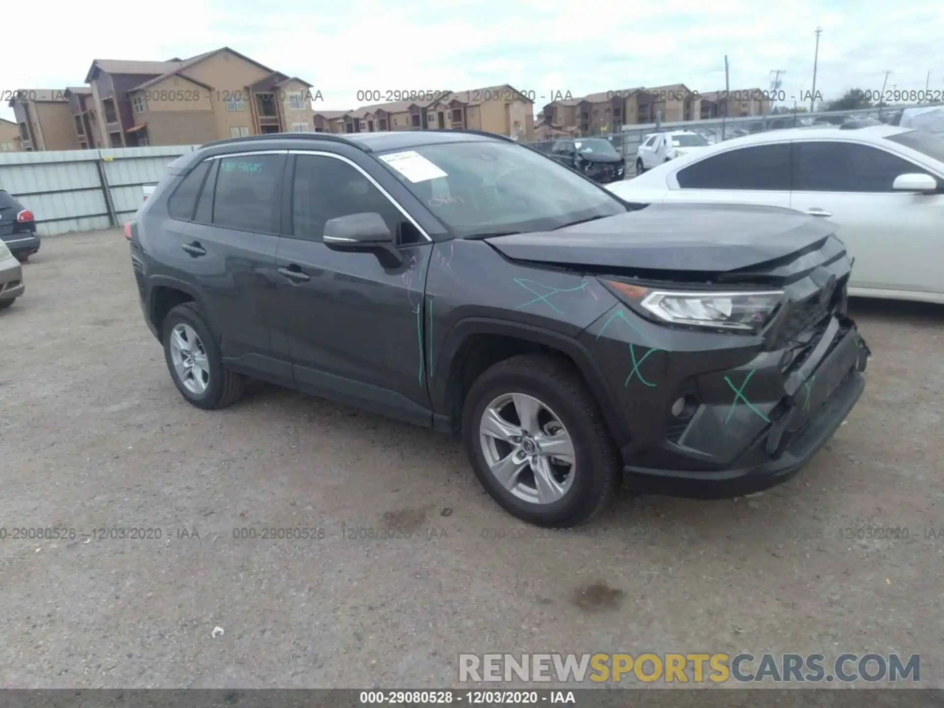 1 Photograph of a damaged car JTMP1RFV5KD521617 TOYOTA RAV4 2019