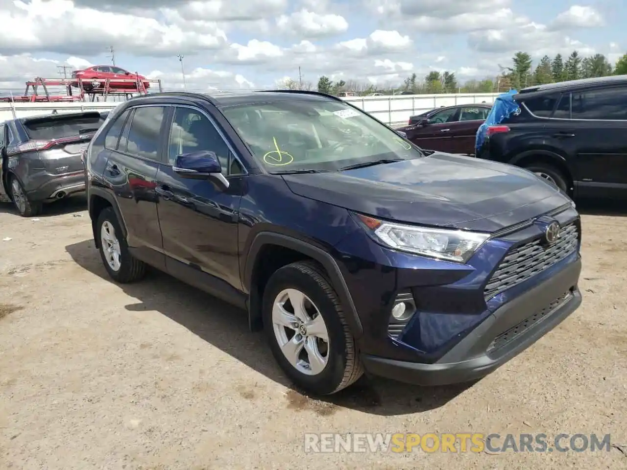 1 Photograph of a damaged car JTMP1RFV5KD523156 TOYOTA RAV4 2019