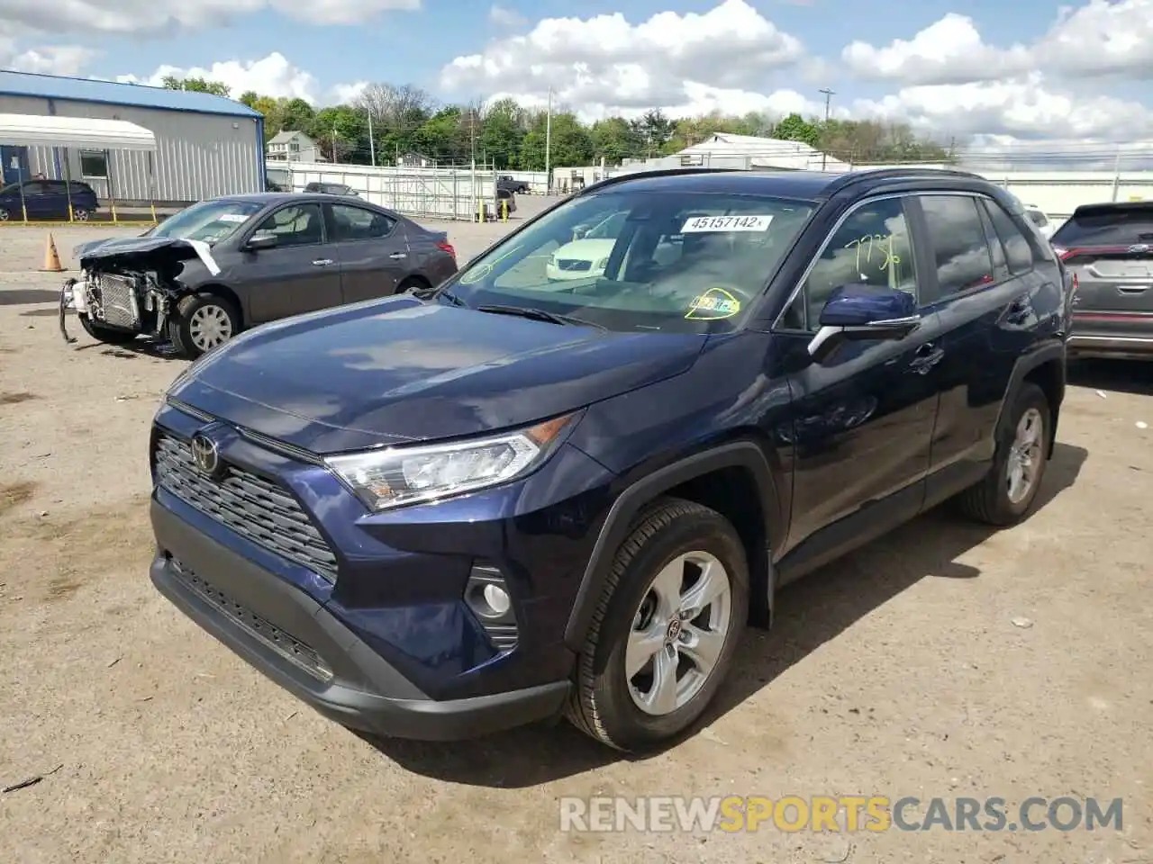 2 Photograph of a damaged car JTMP1RFV5KD523156 TOYOTA RAV4 2019