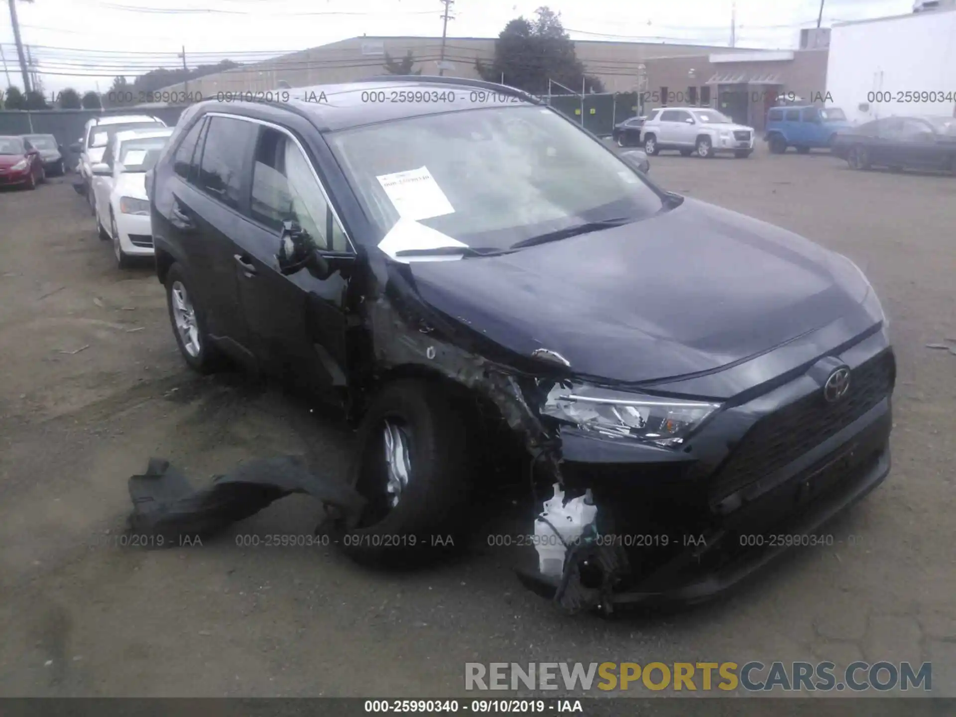 1 Photograph of a damaged car JTMP1RFV5KJ002231 TOYOTA RAV4 2019