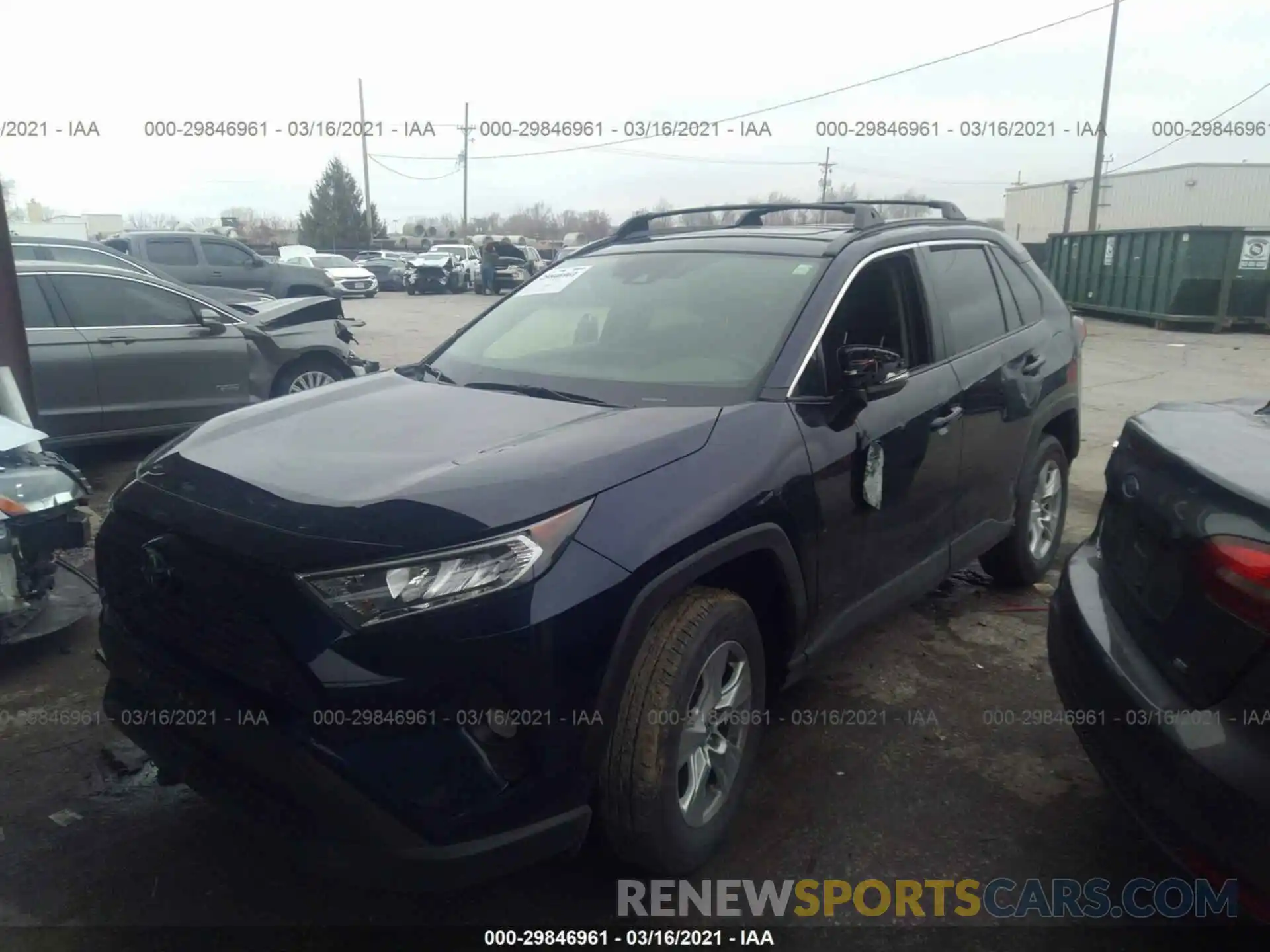 2 Фотография поврежденного автомобиля JTMP1RFV5KJ025539 TOYOTA RAV4 2019