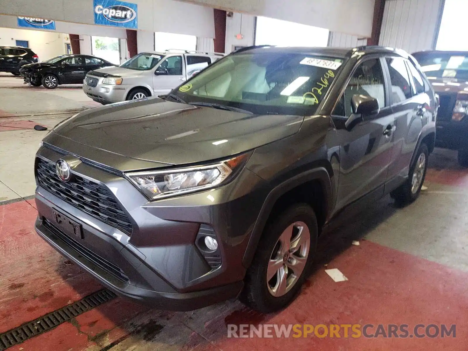 2 Photograph of a damaged car JTMP1RFV6KD017254 TOYOTA RAV4 2019