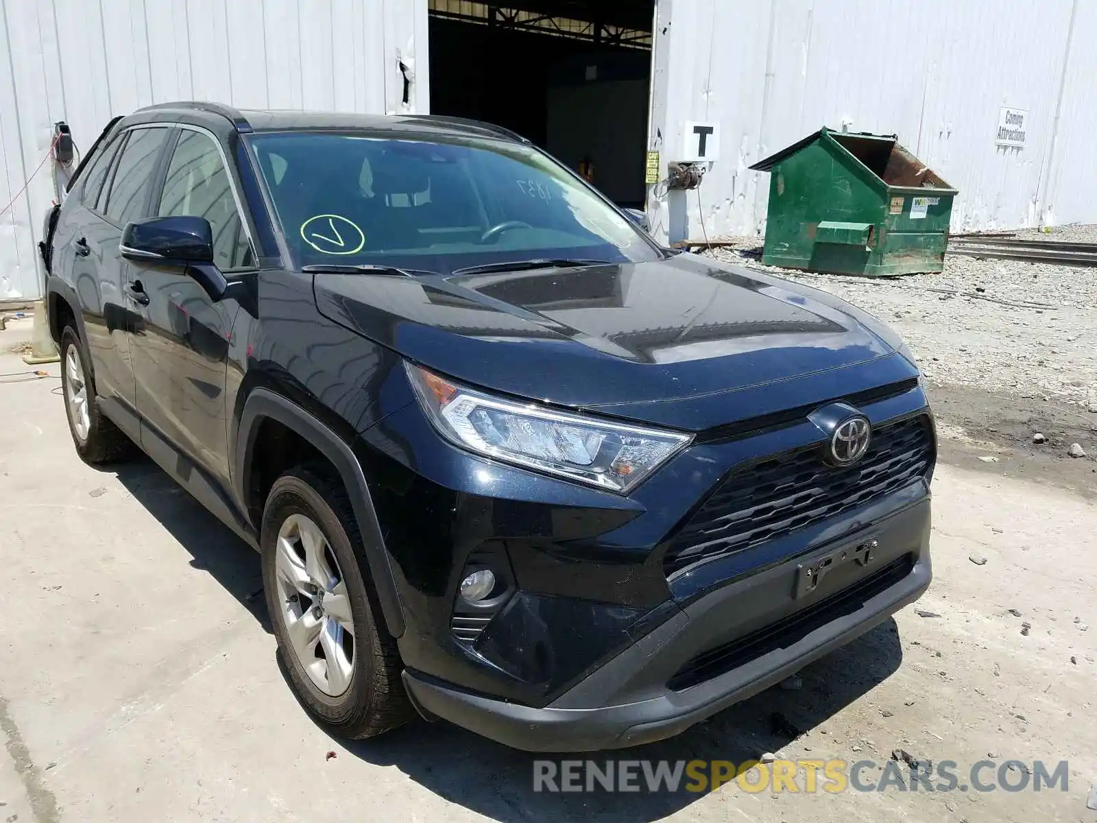 1 Photograph of a damaged car JTMP1RFV6KD021773 TOYOTA RAV4 2019