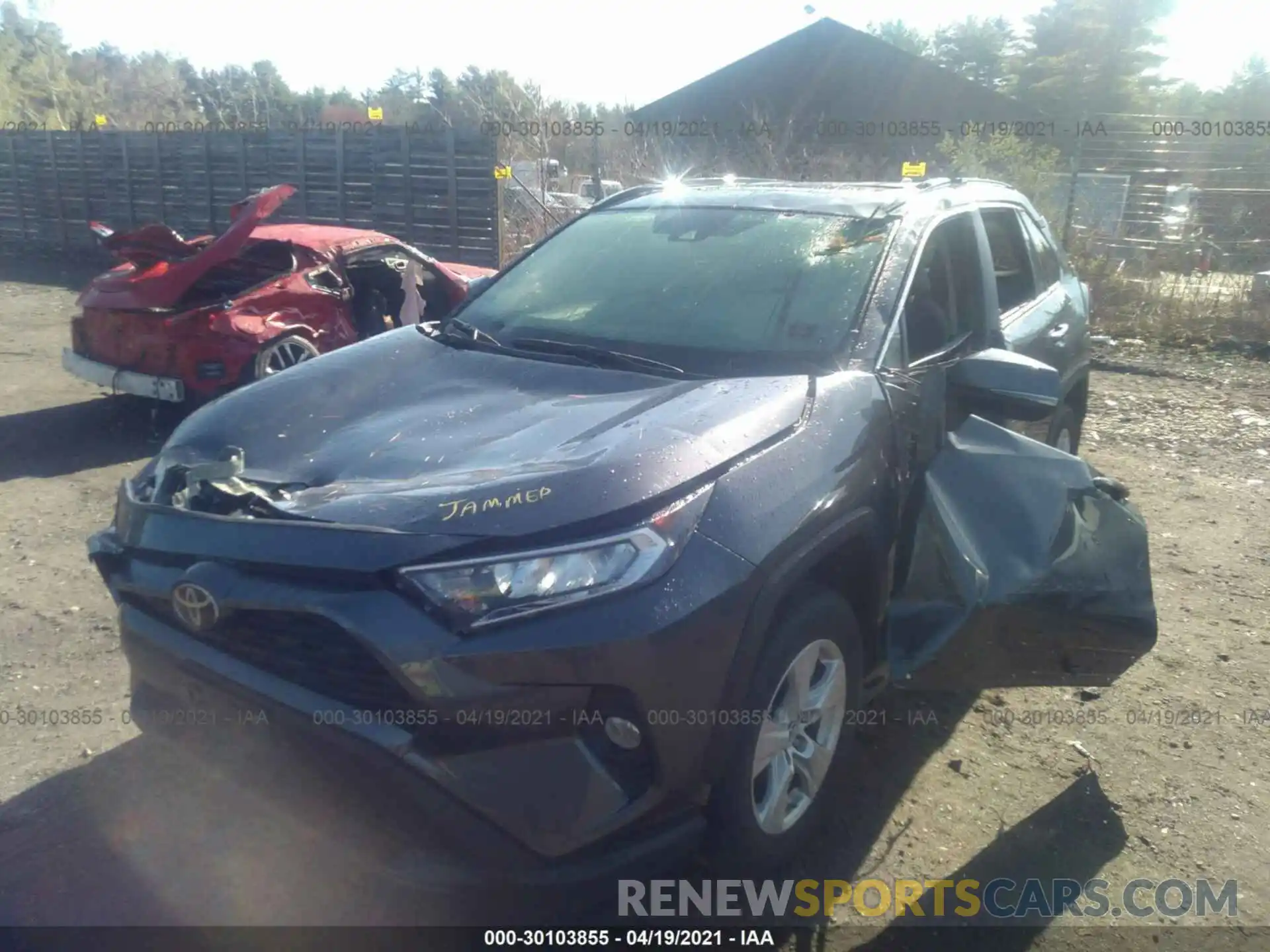 2 Photograph of a damaged car JTMP1RFV6KD022020 TOYOTA RAV4 2019