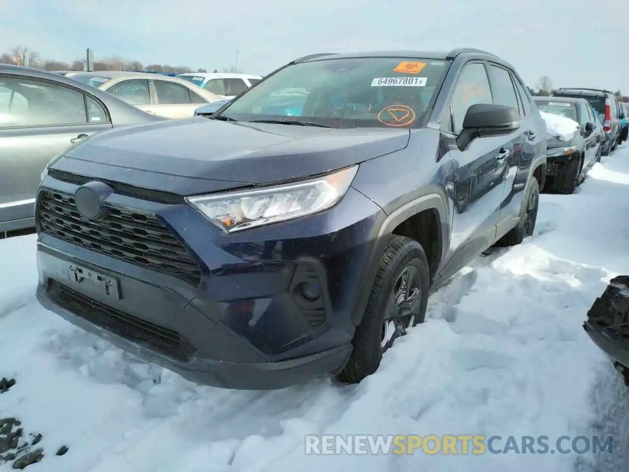 2 Photograph of a damaged car JTMP1RFV6KD037679 TOYOTA RAV4 2019