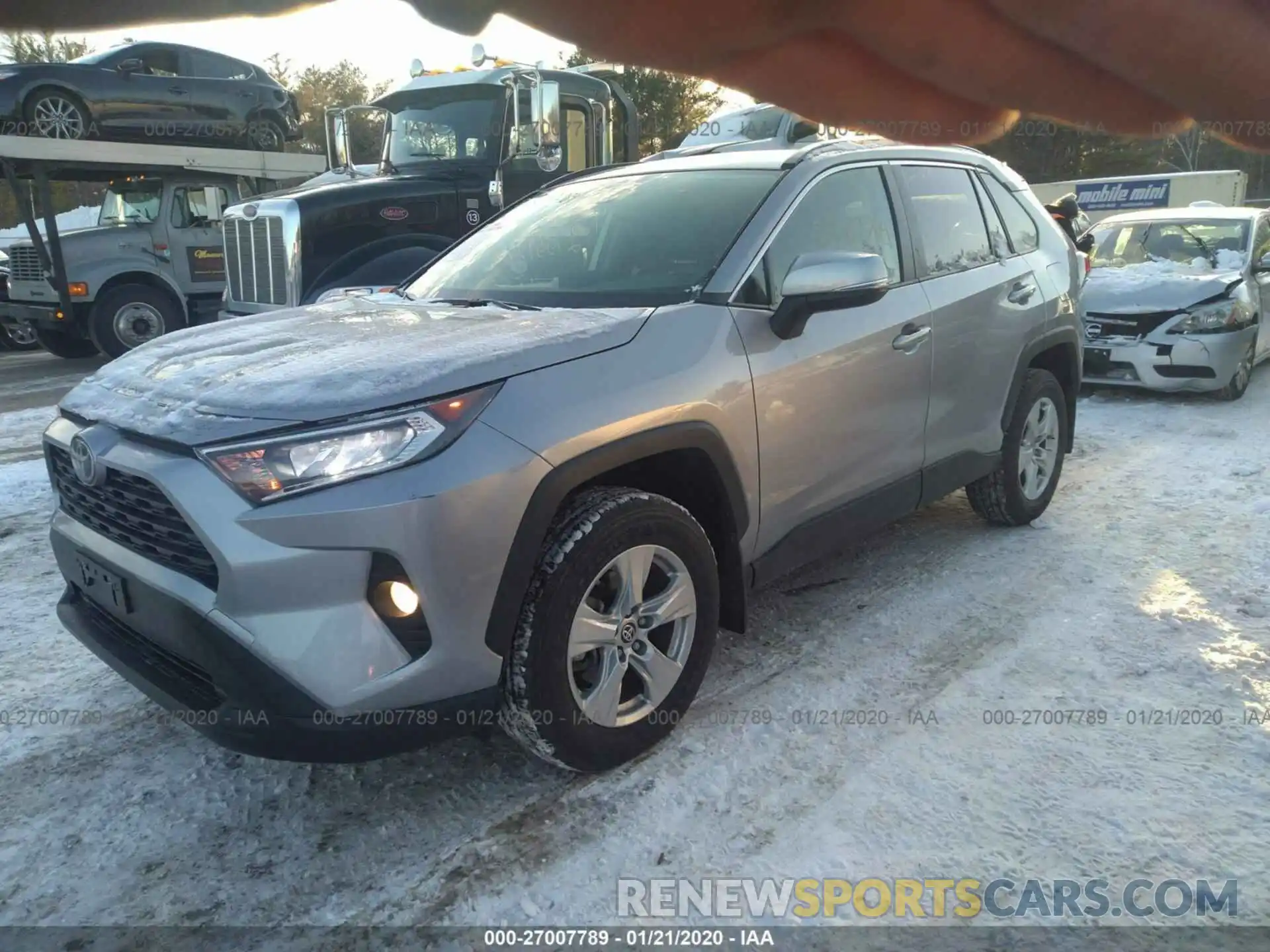 2 Photograph of a damaged car JTMP1RFV6KD046835 TOYOTA RAV4 2019