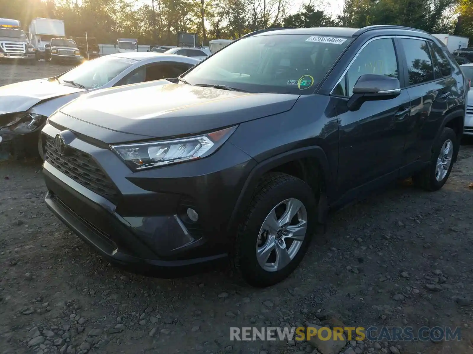 2 Photograph of a damaged car JTMP1RFV6KD047645 TOYOTA RAV4 2019