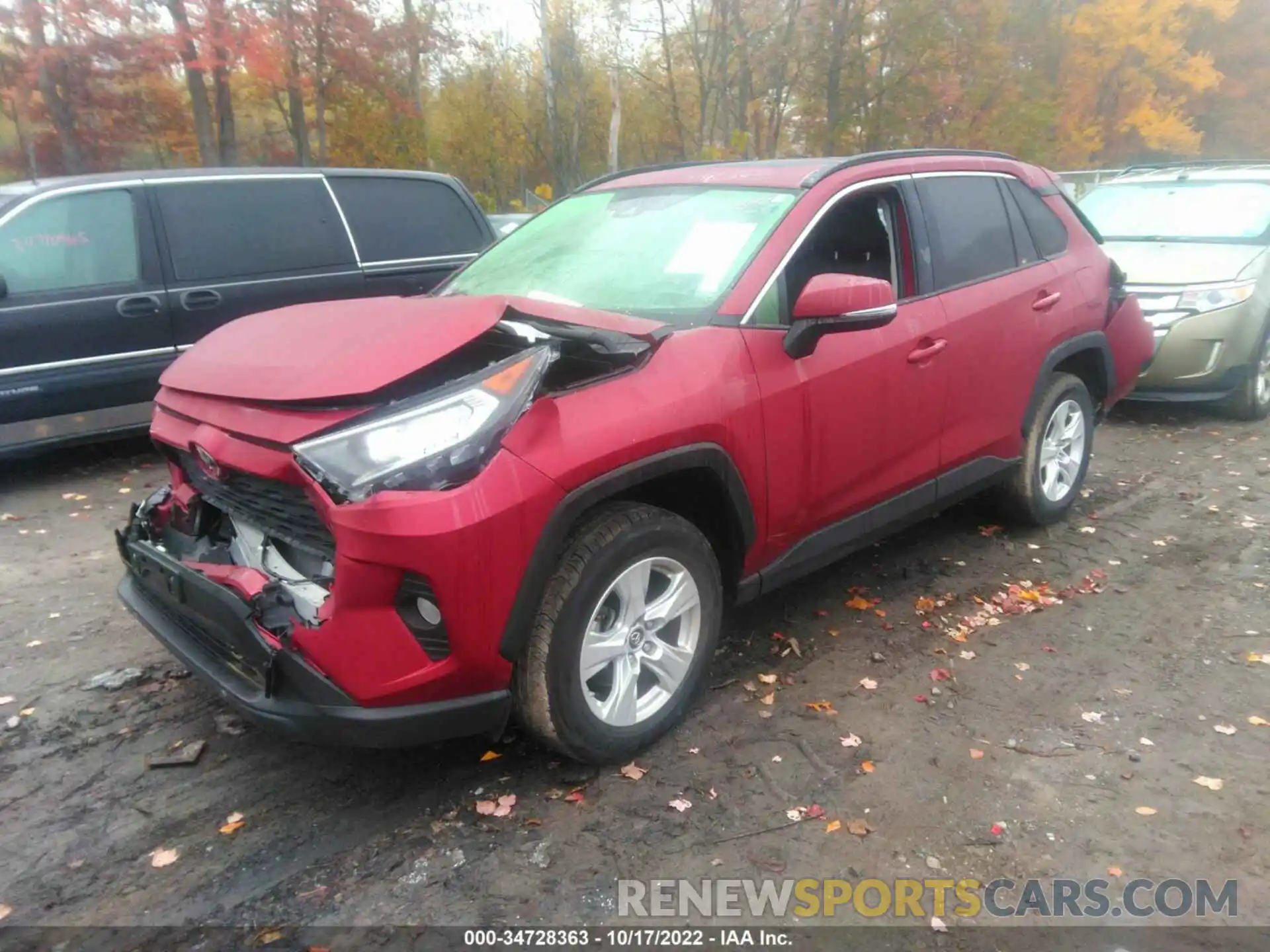 2 Photograph of a damaged car JTMP1RFV6KD503689 TOYOTA RAV4 2019