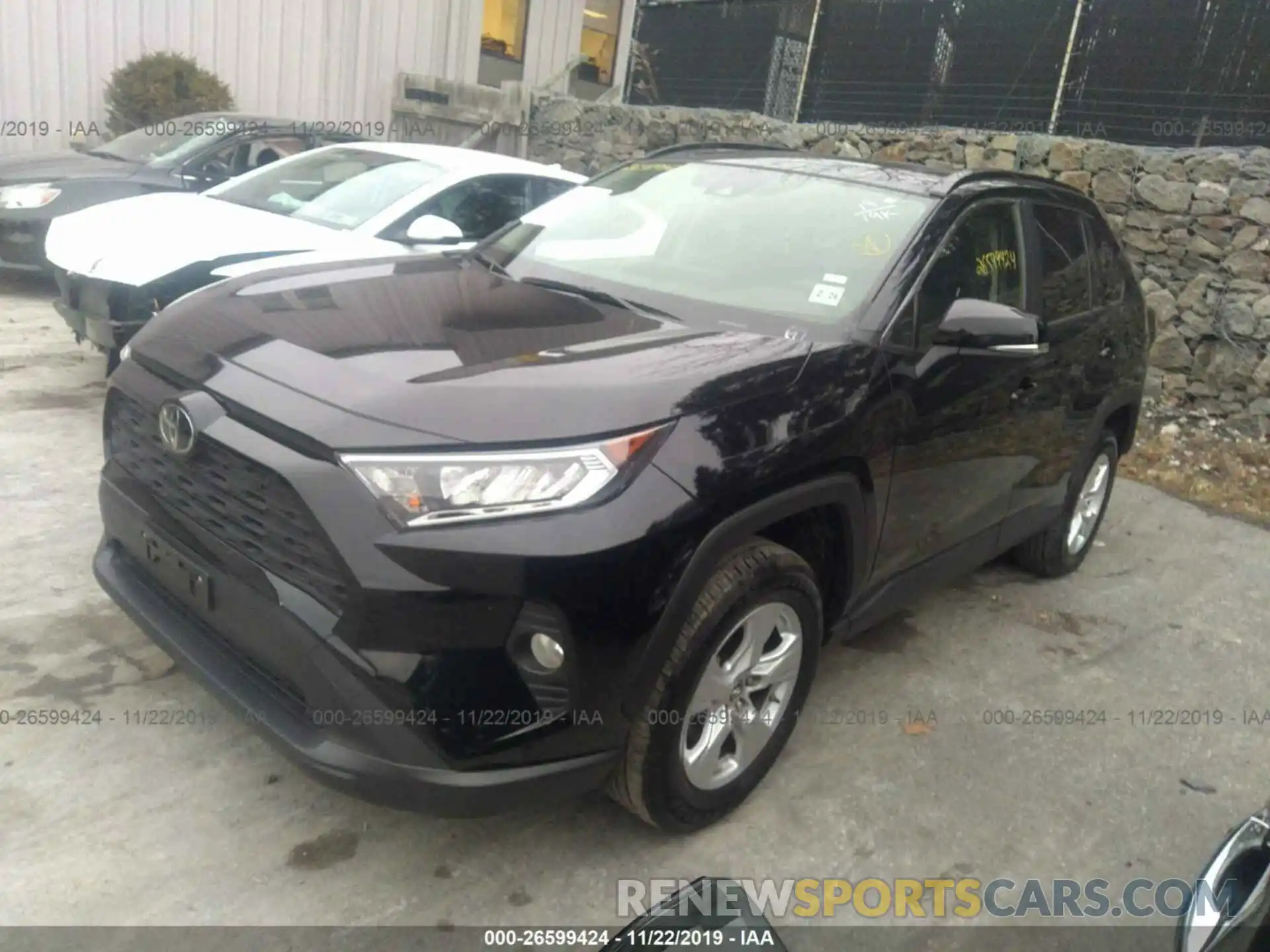 2 Photograph of a damaged car JTMP1RFV6KD505619 TOYOTA RAV4 2019