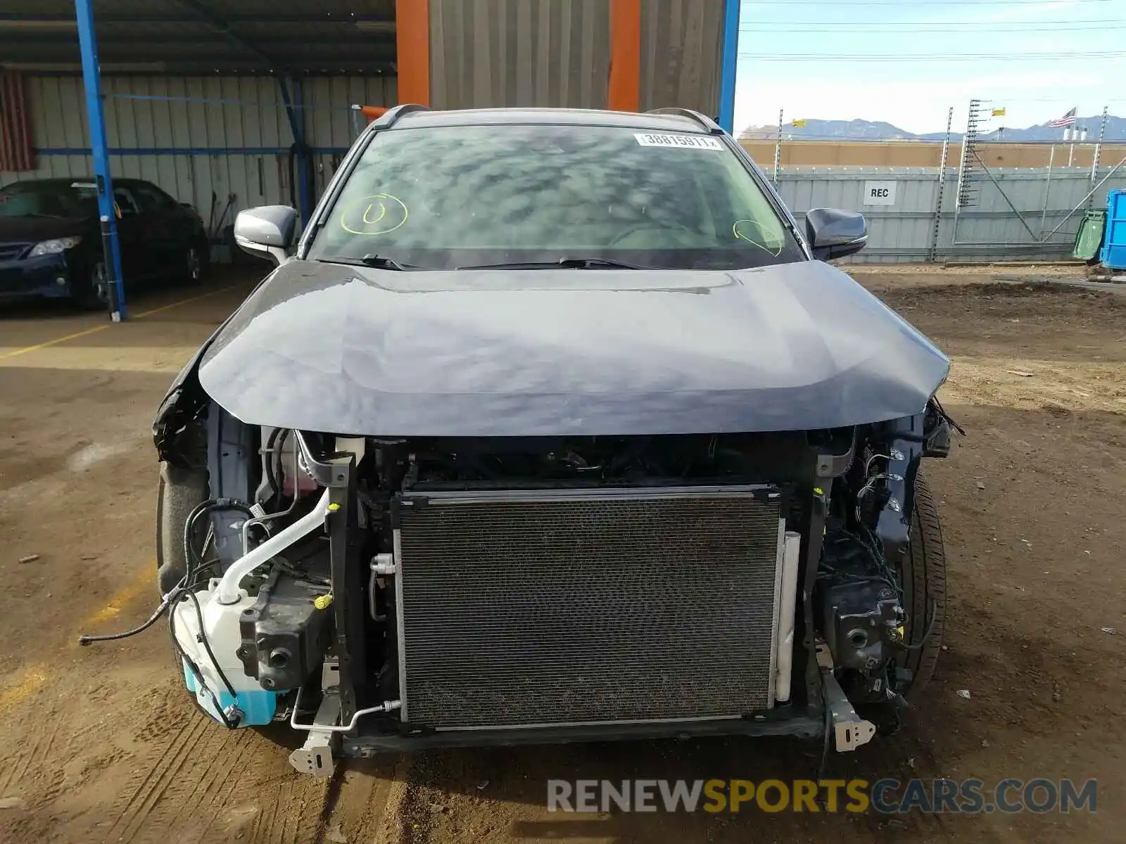 9 Photograph of a damaged car JTMP1RFV6KD506527 TOYOTA RAV4 2019