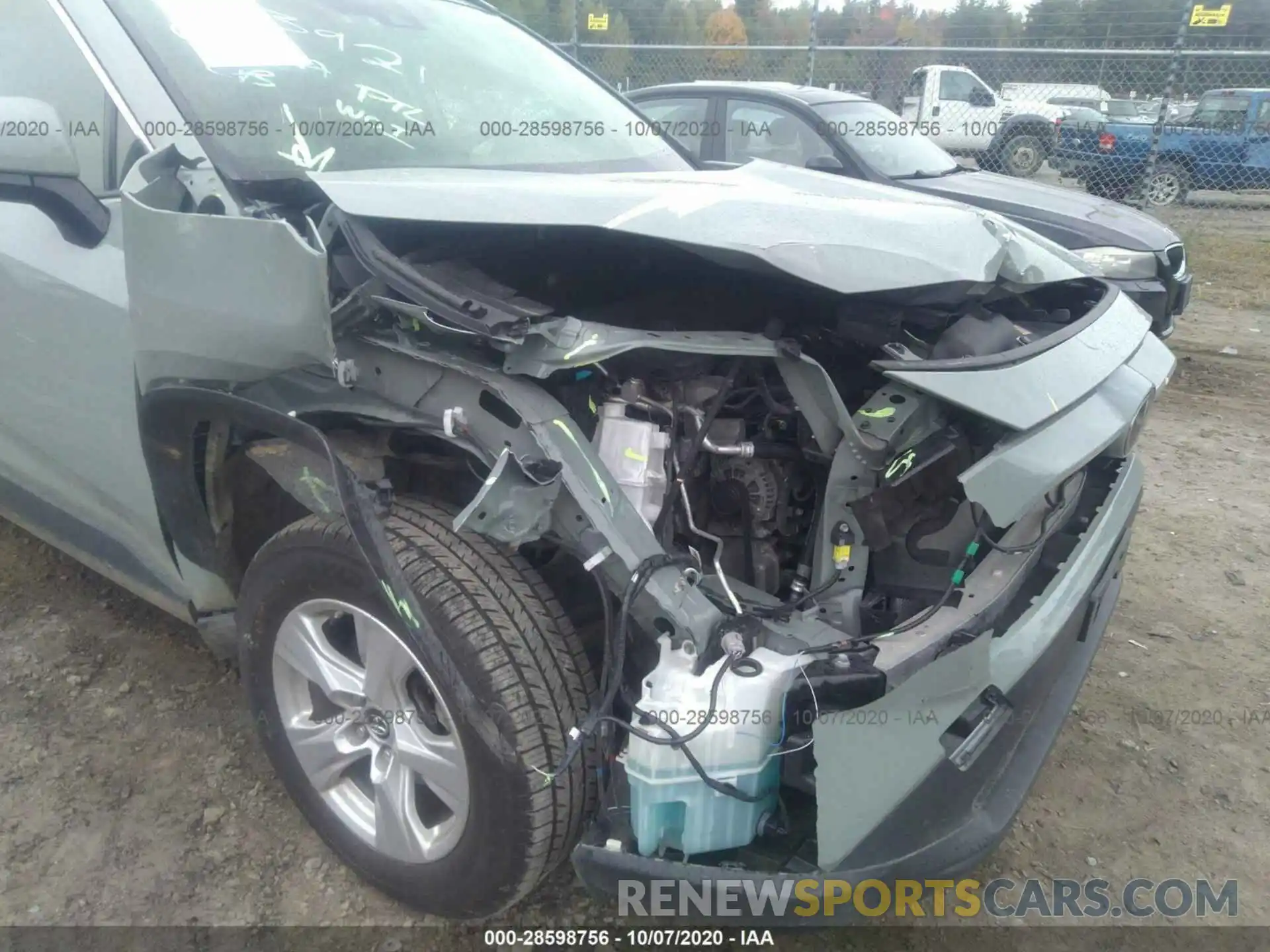 6 Фотография поврежденного автомобиля JTMP1RFV6KD507967 TOYOTA RAV4 2019