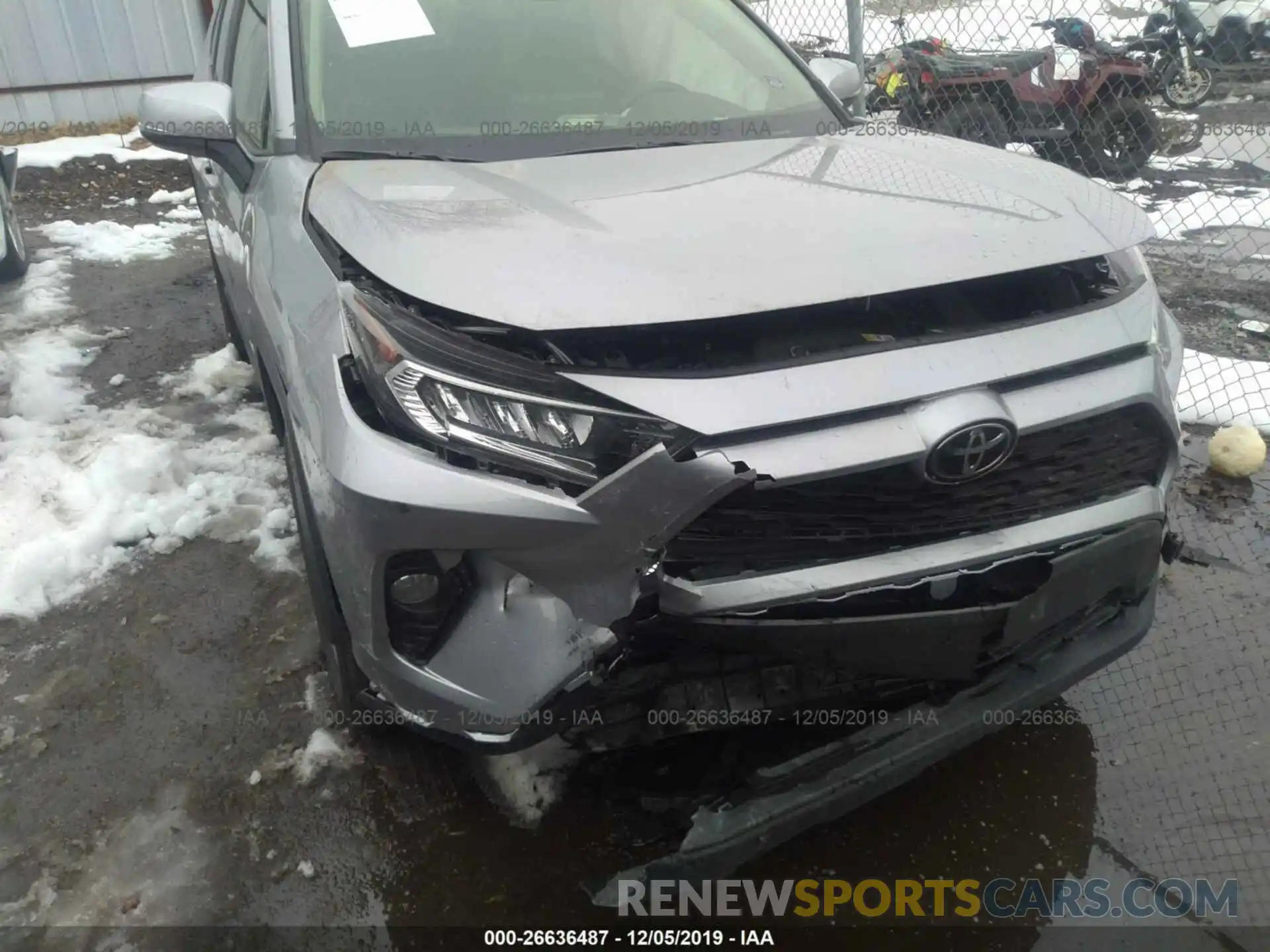 6 Photograph of a damaged car JTMP1RFV6KD508777 TOYOTA RAV4 2019