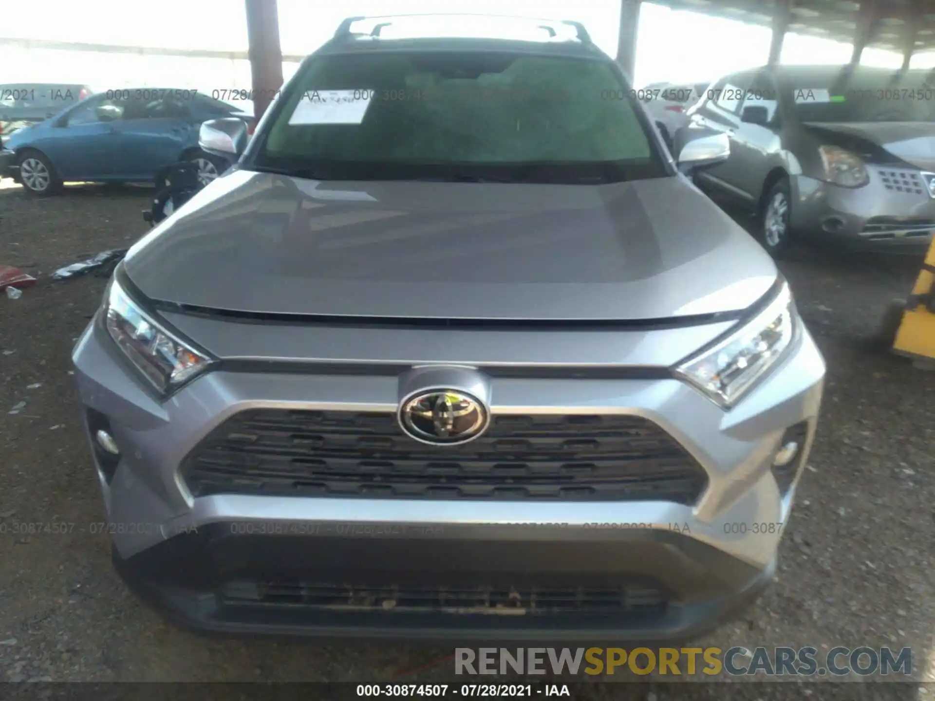 6 Photograph of a damaged car JTMP1RFV6KD508889 TOYOTA RAV4 2019